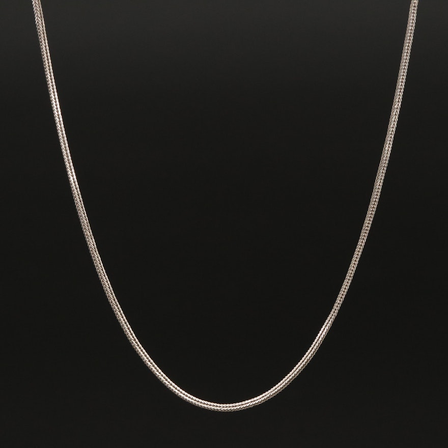 14K Foxtail Link Necklace