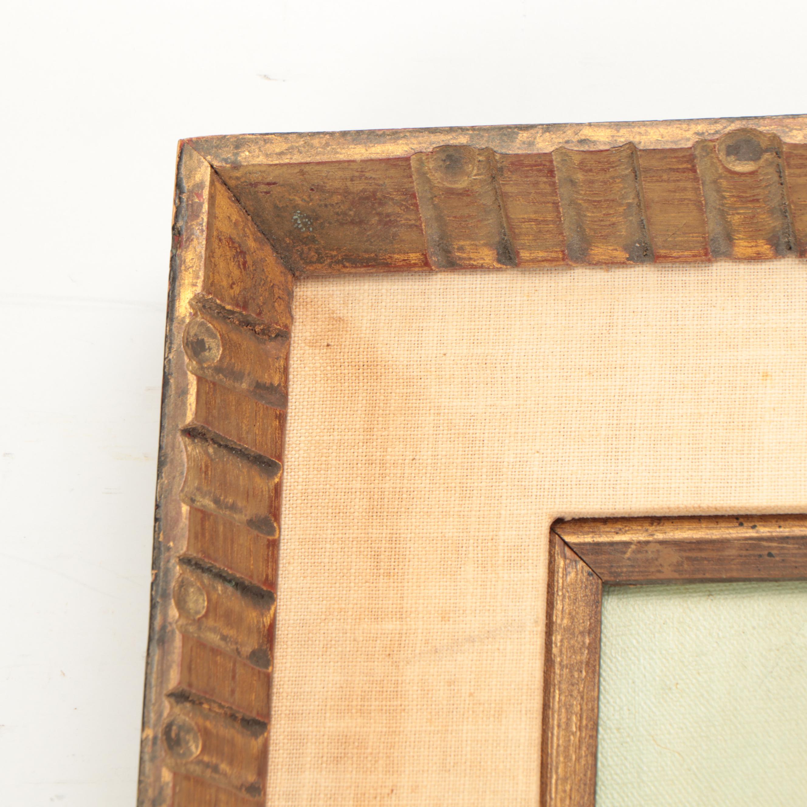 Thomas Morman Portrait Oil Painting of Native American, Mid-Late 20th Century