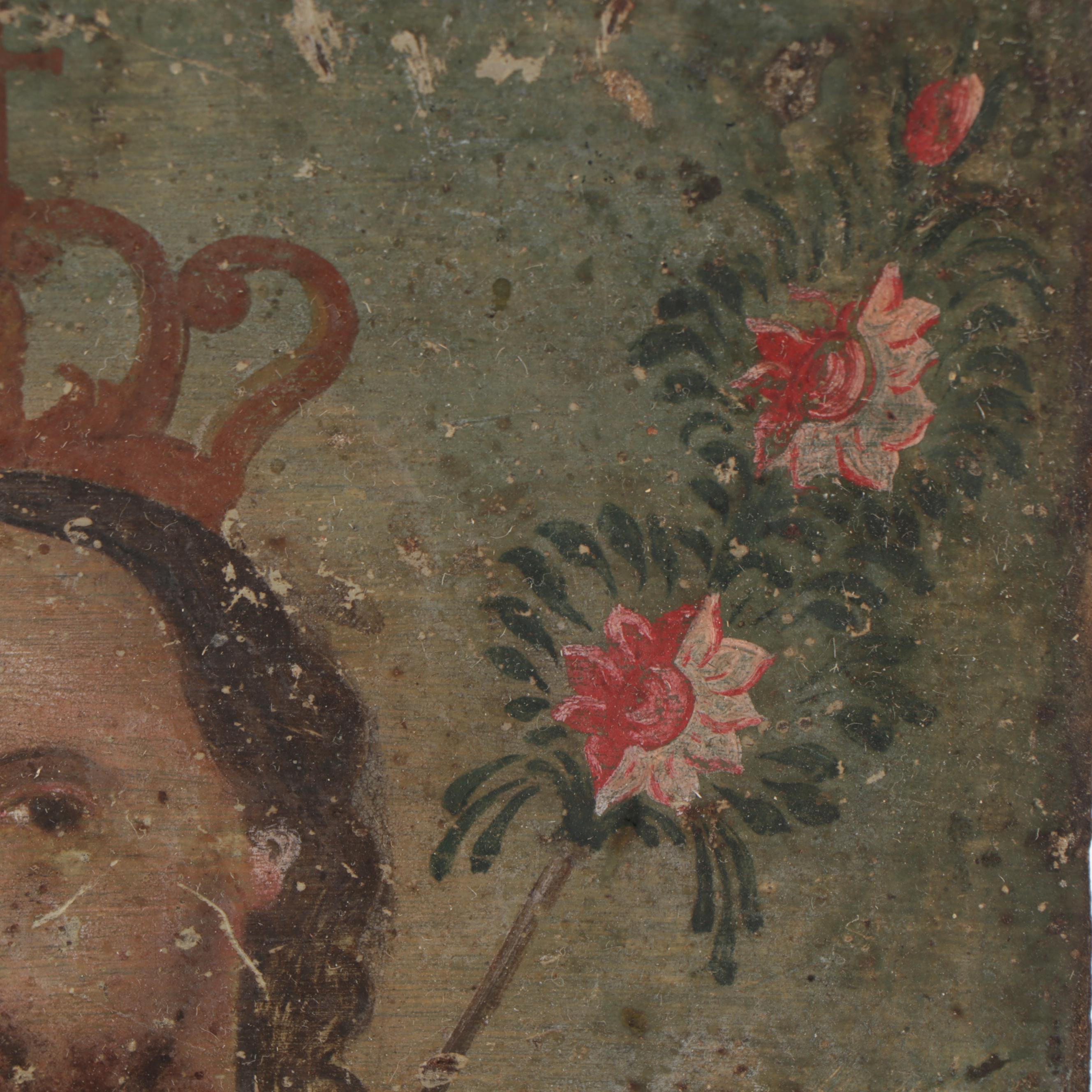 Mexican Retablo Painting of St. Joseph