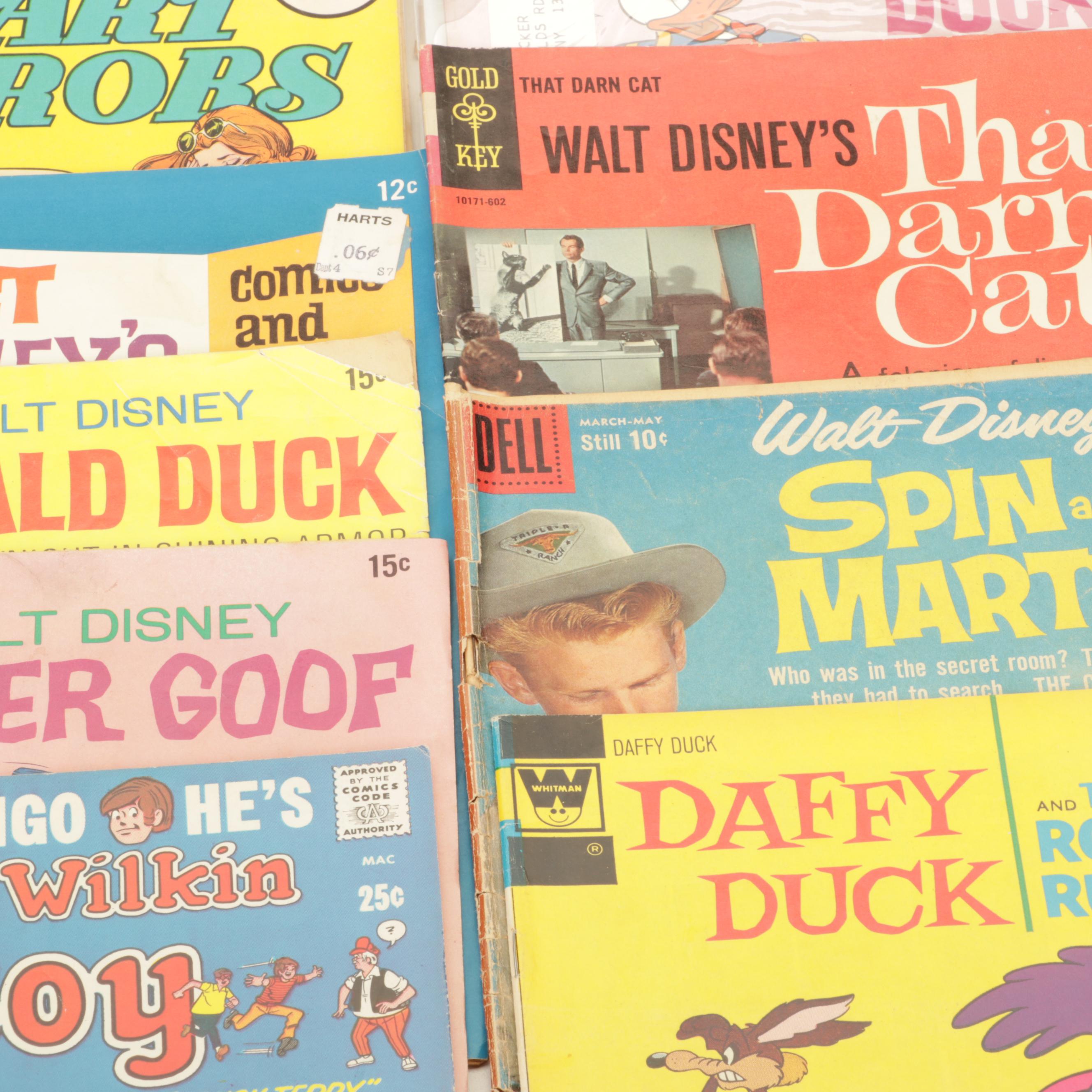 Silver Age Walt Disney "Chip 'n" Dale", "Ludwig Von Drake", More Comic Books