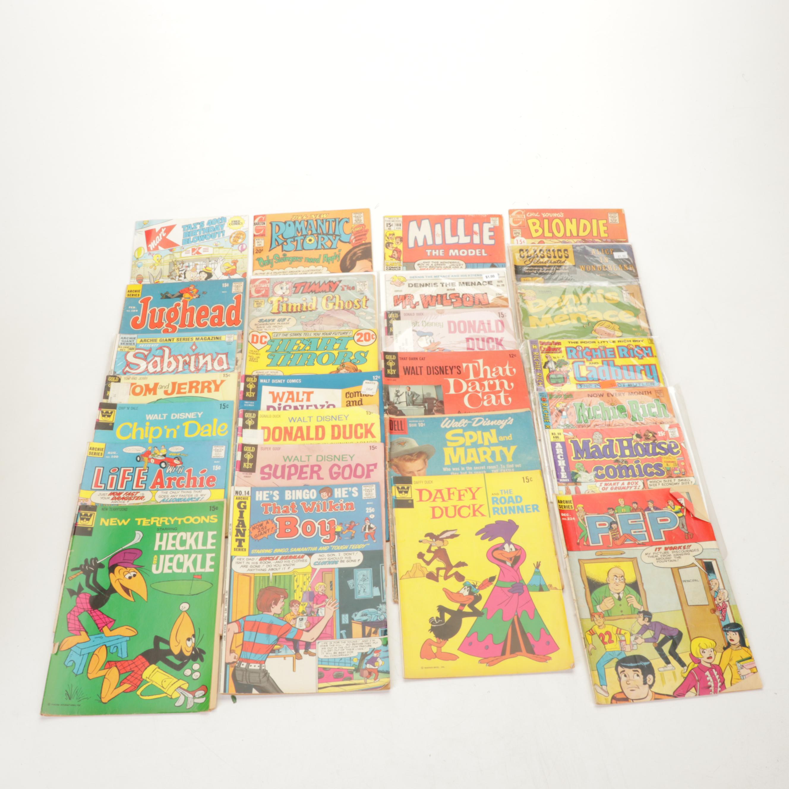 Silver Age Walt Disney "Chip 'n" Dale", "Ludwig Von Drake", More Comic Books