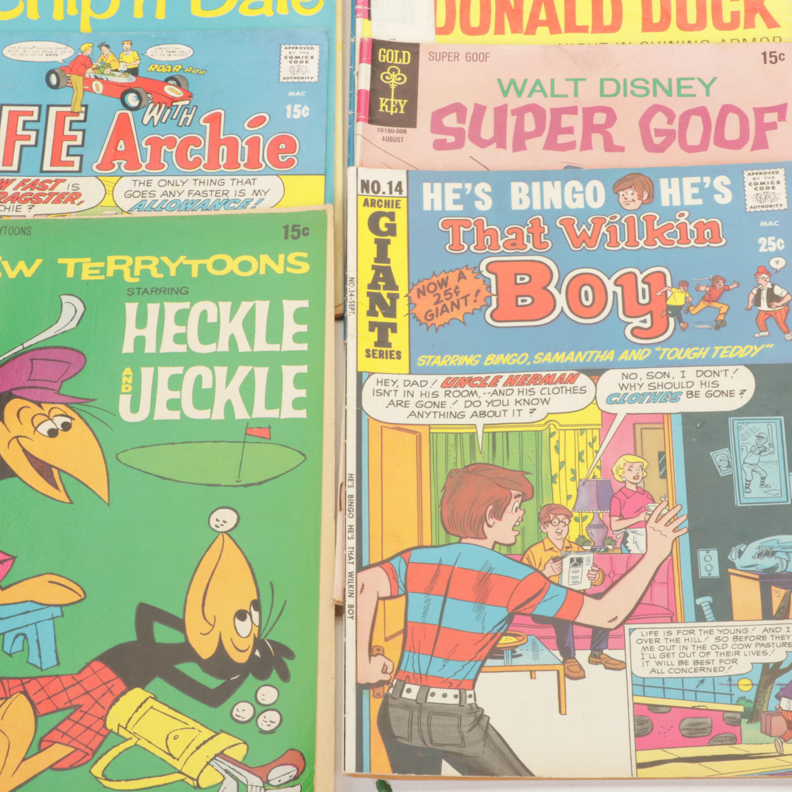 Silver Age Walt Disney "Chip 'n" Dale", "Ludwig Von Drake", More Comic Books