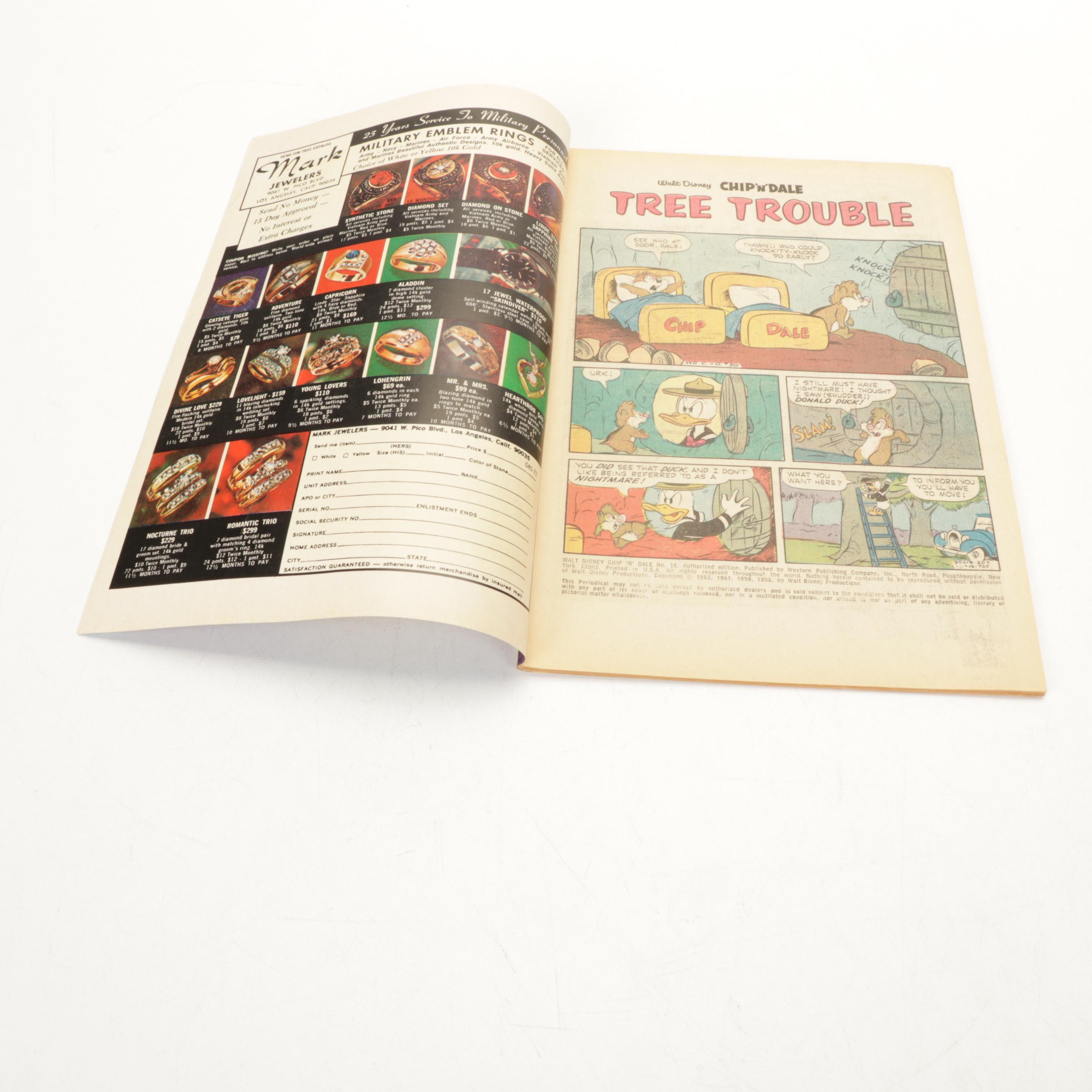 Silver Age Walt Disney "Chip 'n" Dale", "Ludwig Von Drake", More Comic Books