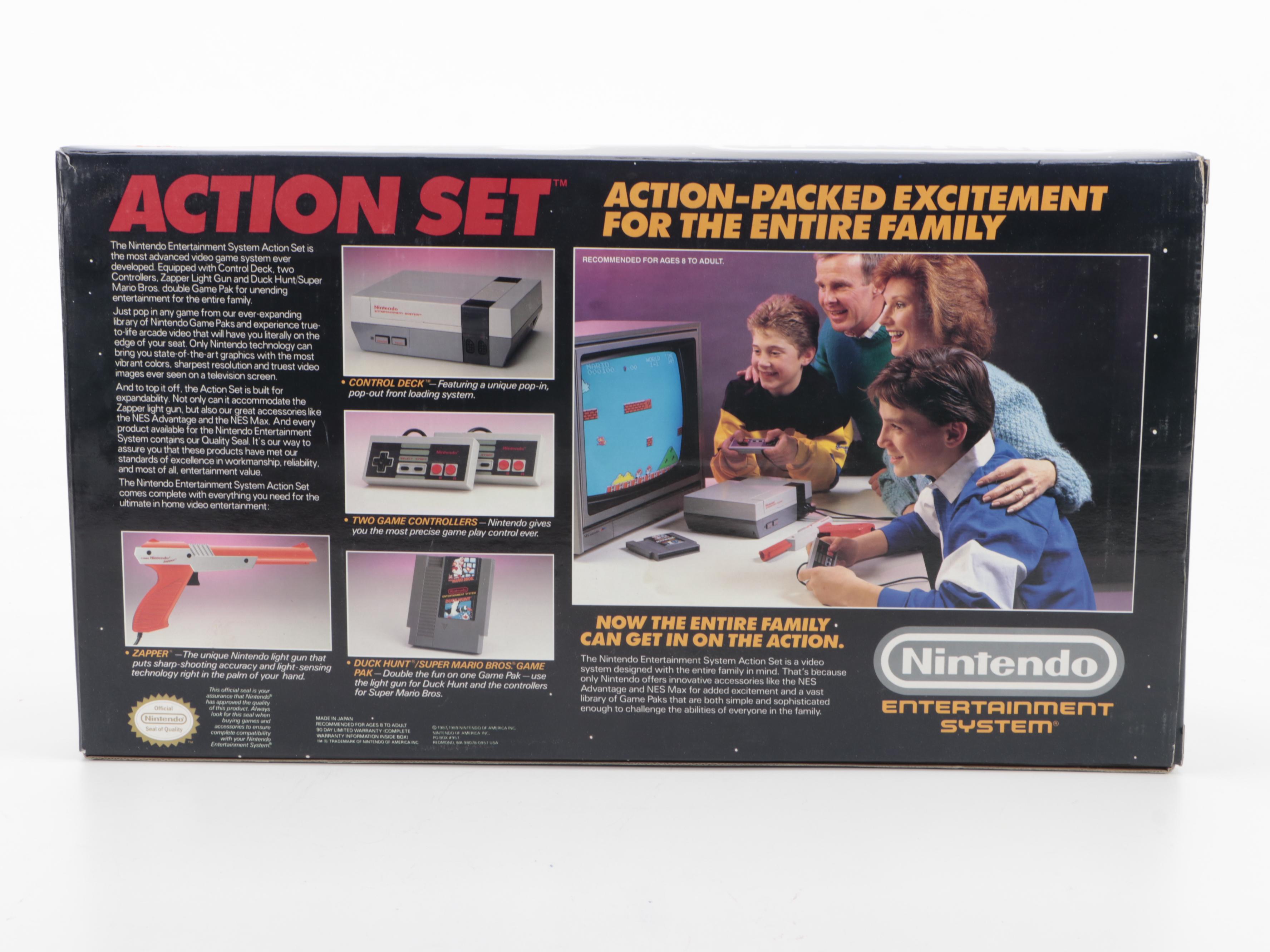 Nintendo Entertainment System Action Set, 1985