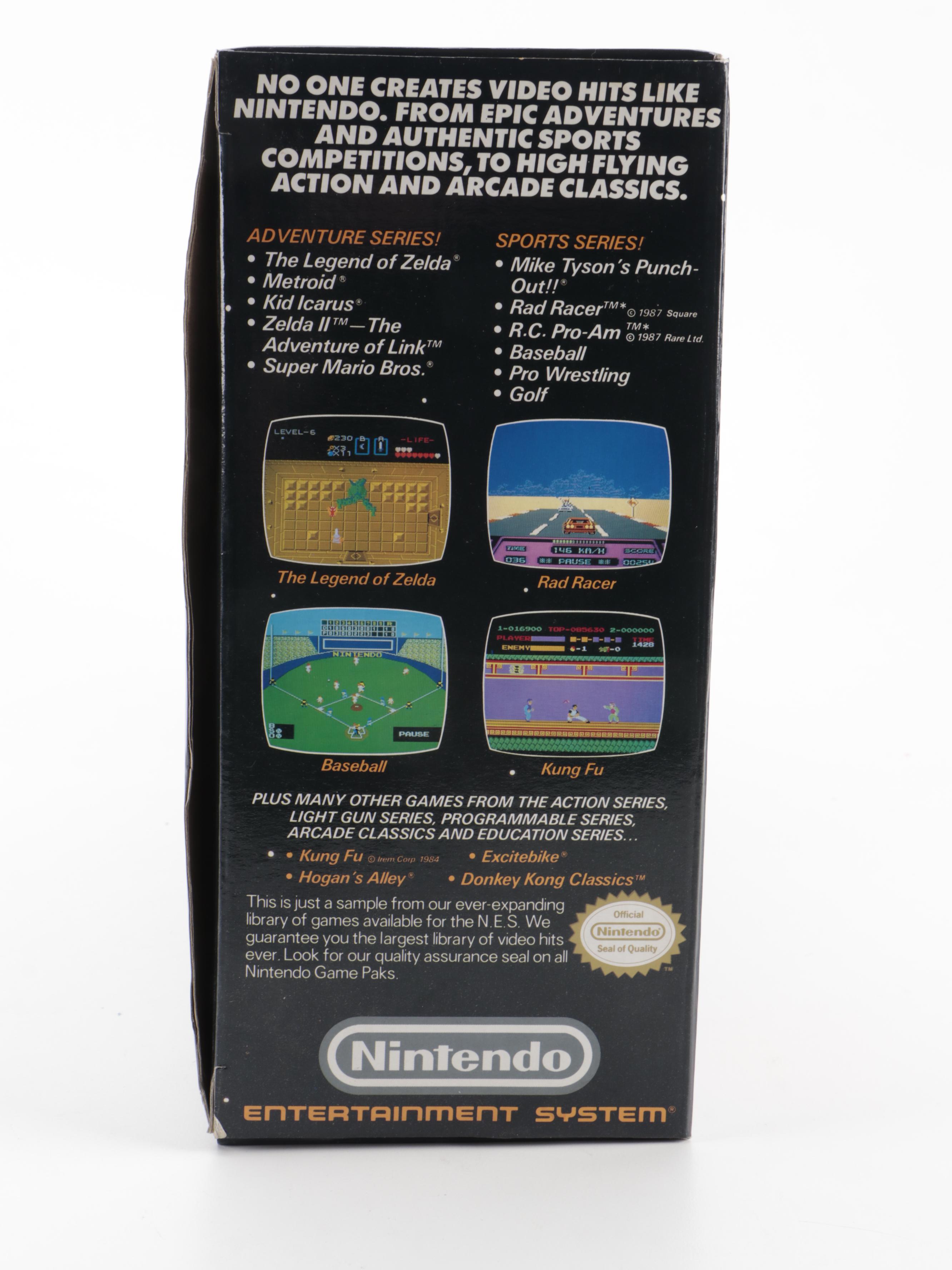 Nintendo Entertainment System Action Set, 1985