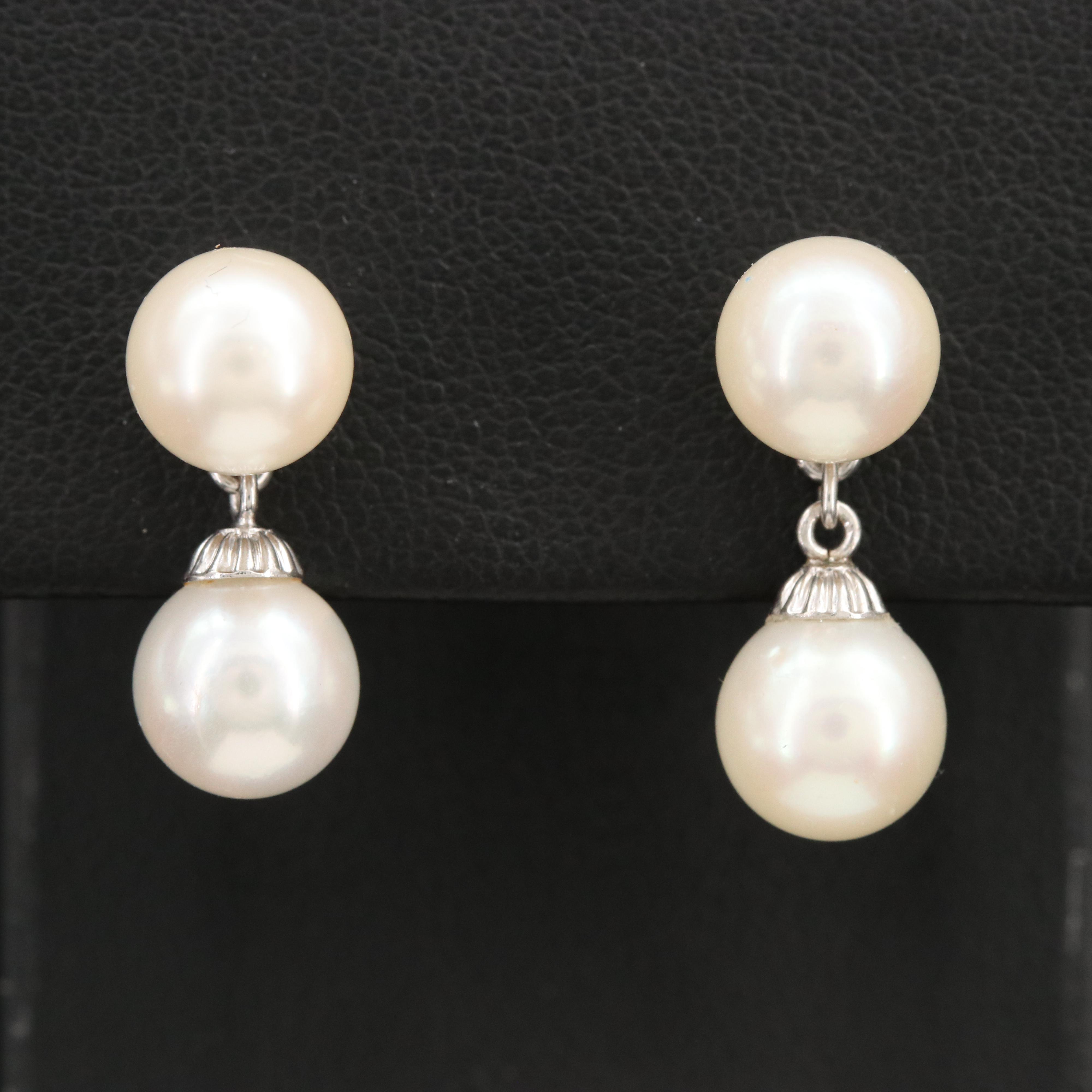 14K Pearl Earrings