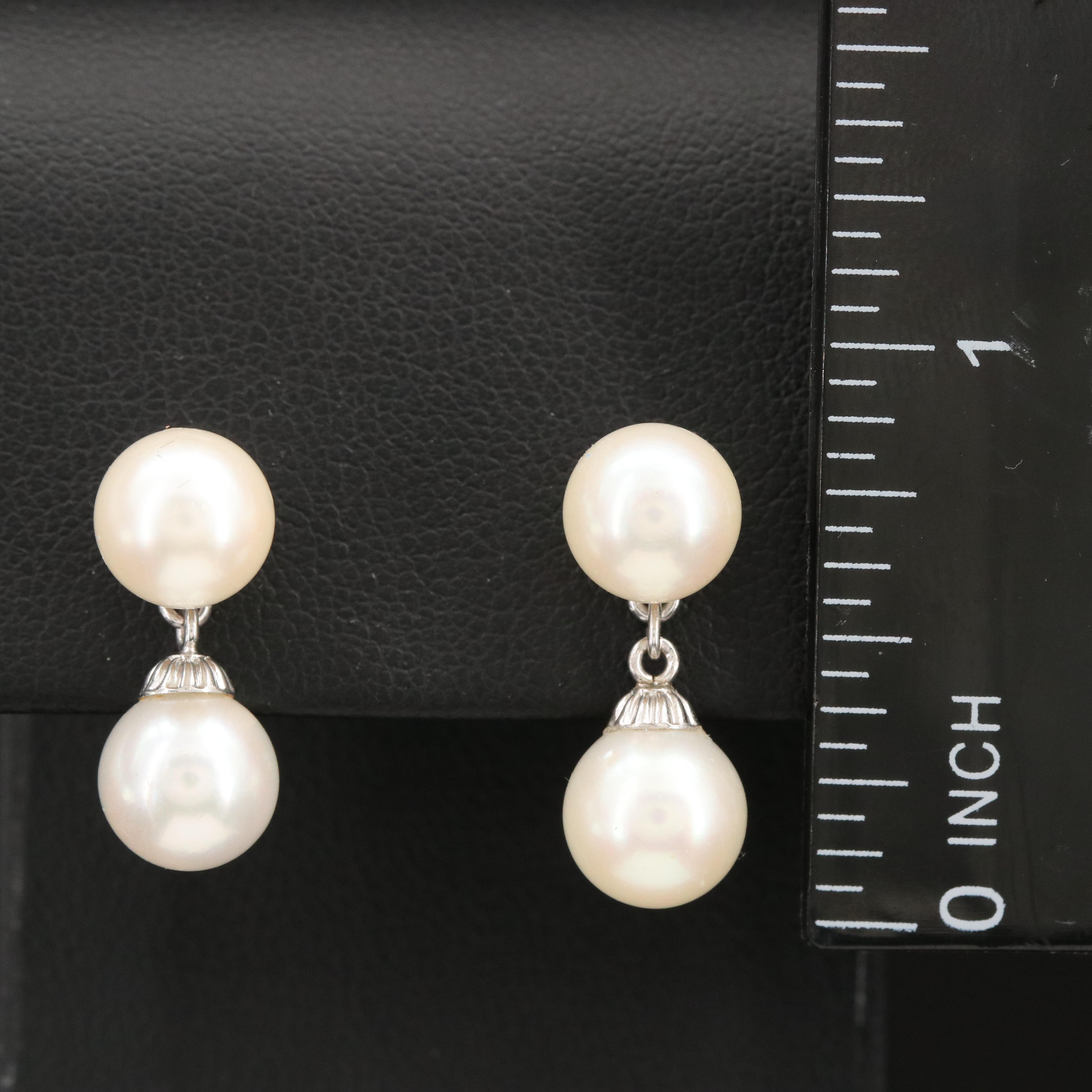 14K Pearl Earrings