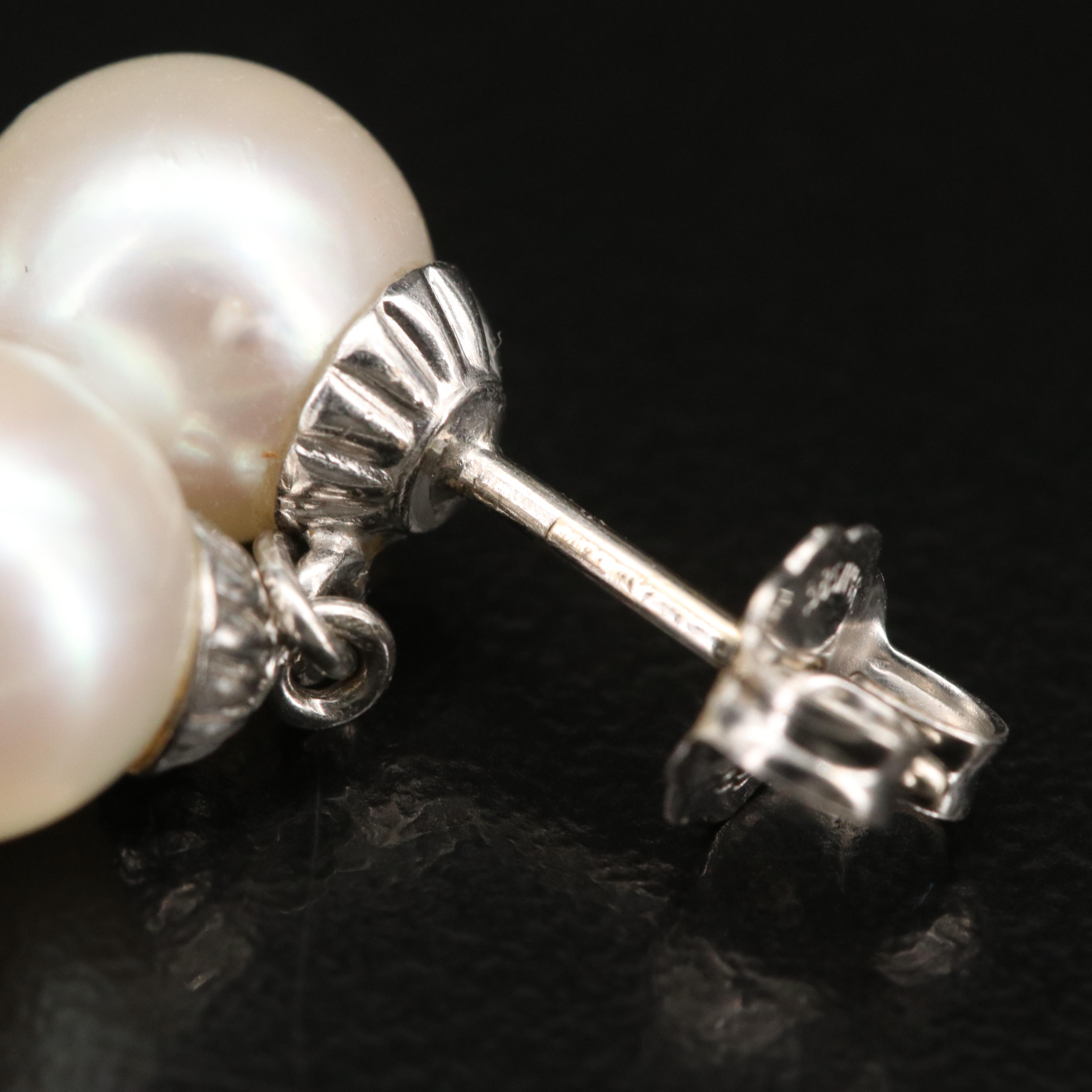 14K Pearl Earrings