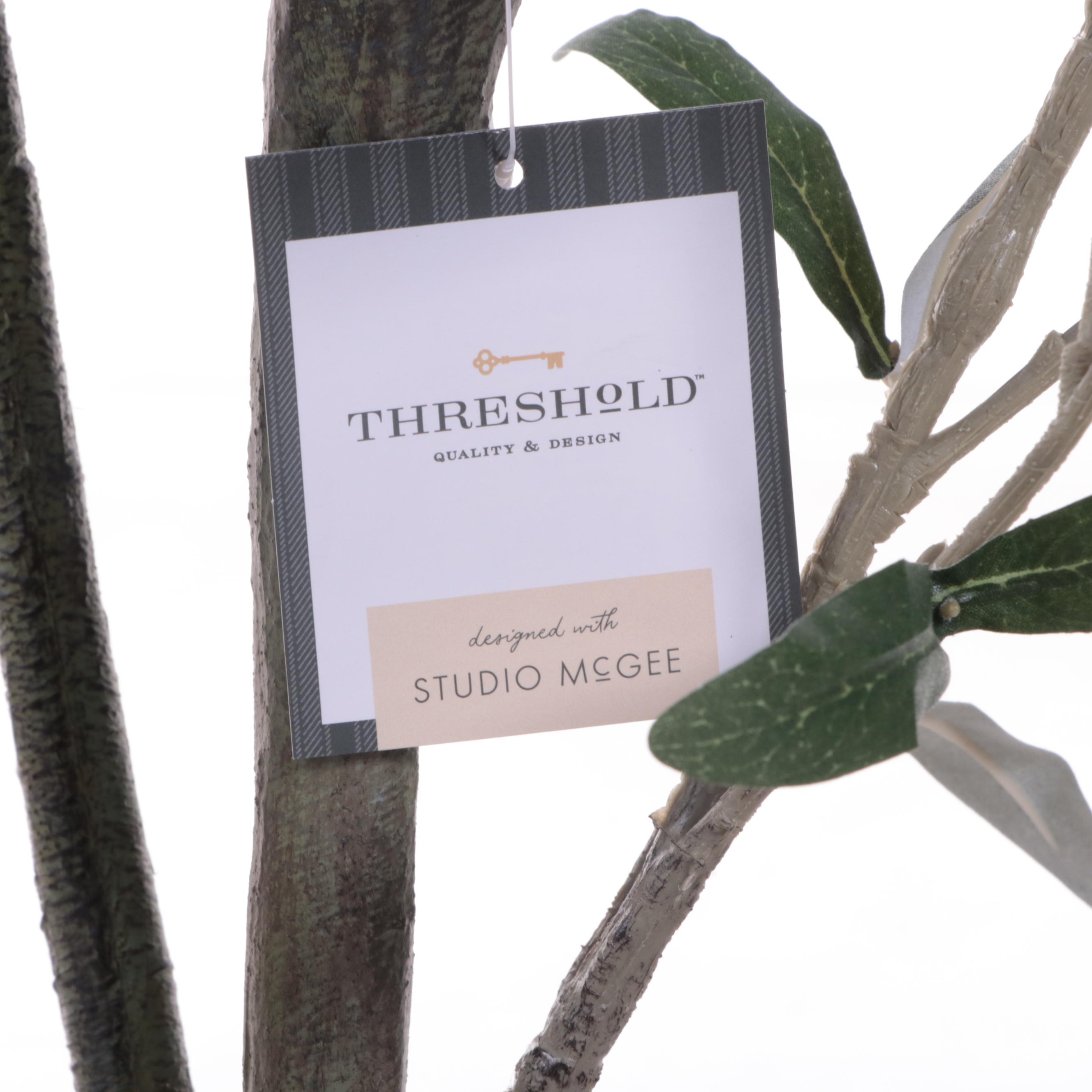 Studio McGee Threshold Artificial Olive Tree in Planter
