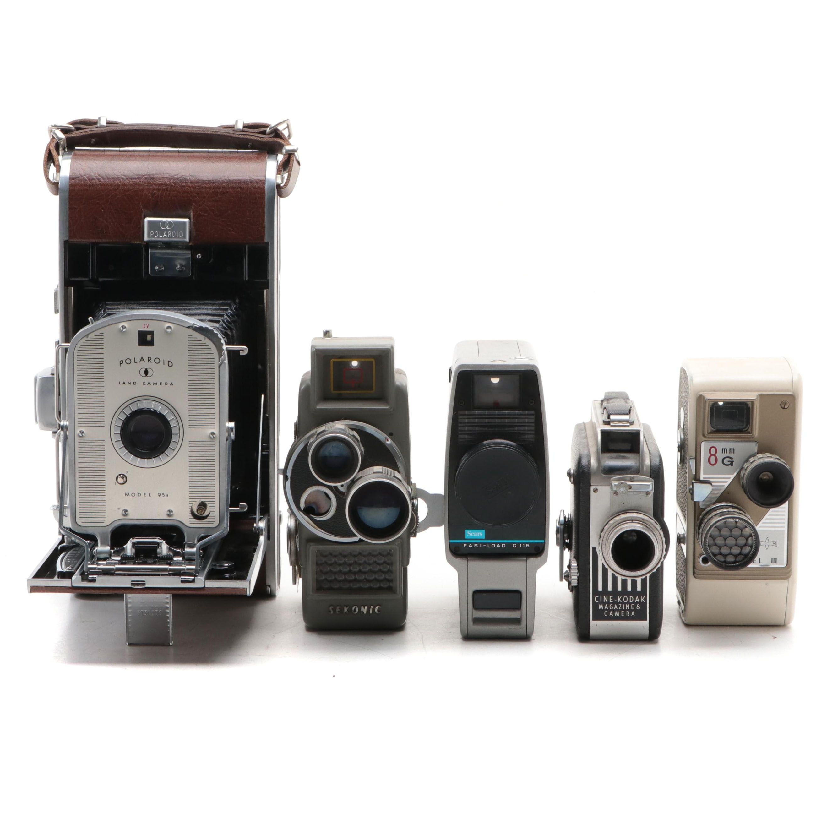 Polaroid, Kodak, Sears with Other Movie and Still Cameras