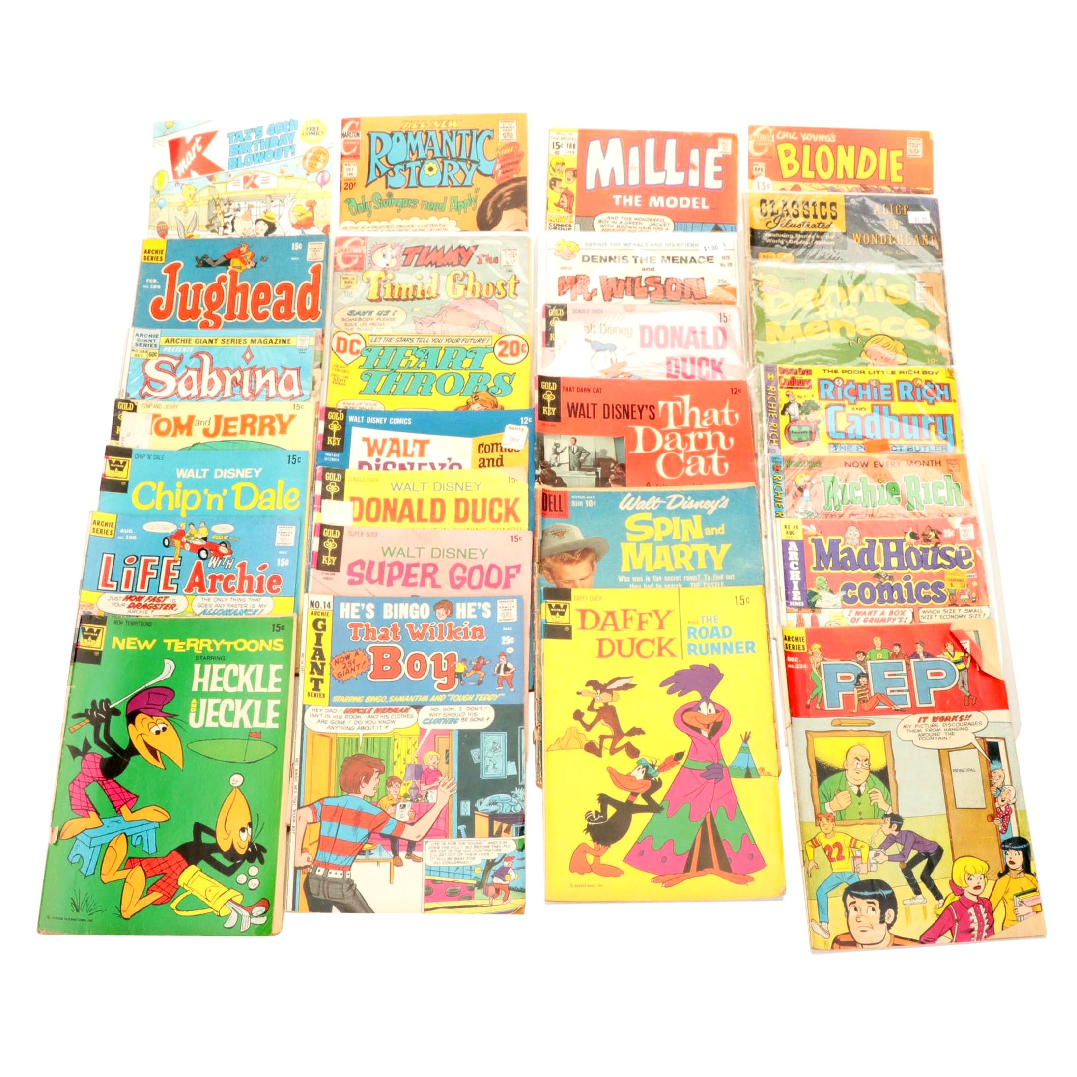 Silver Age Walt Disney "Chip 'n" Dale", "Ludwig Von Drake", More Comic Books