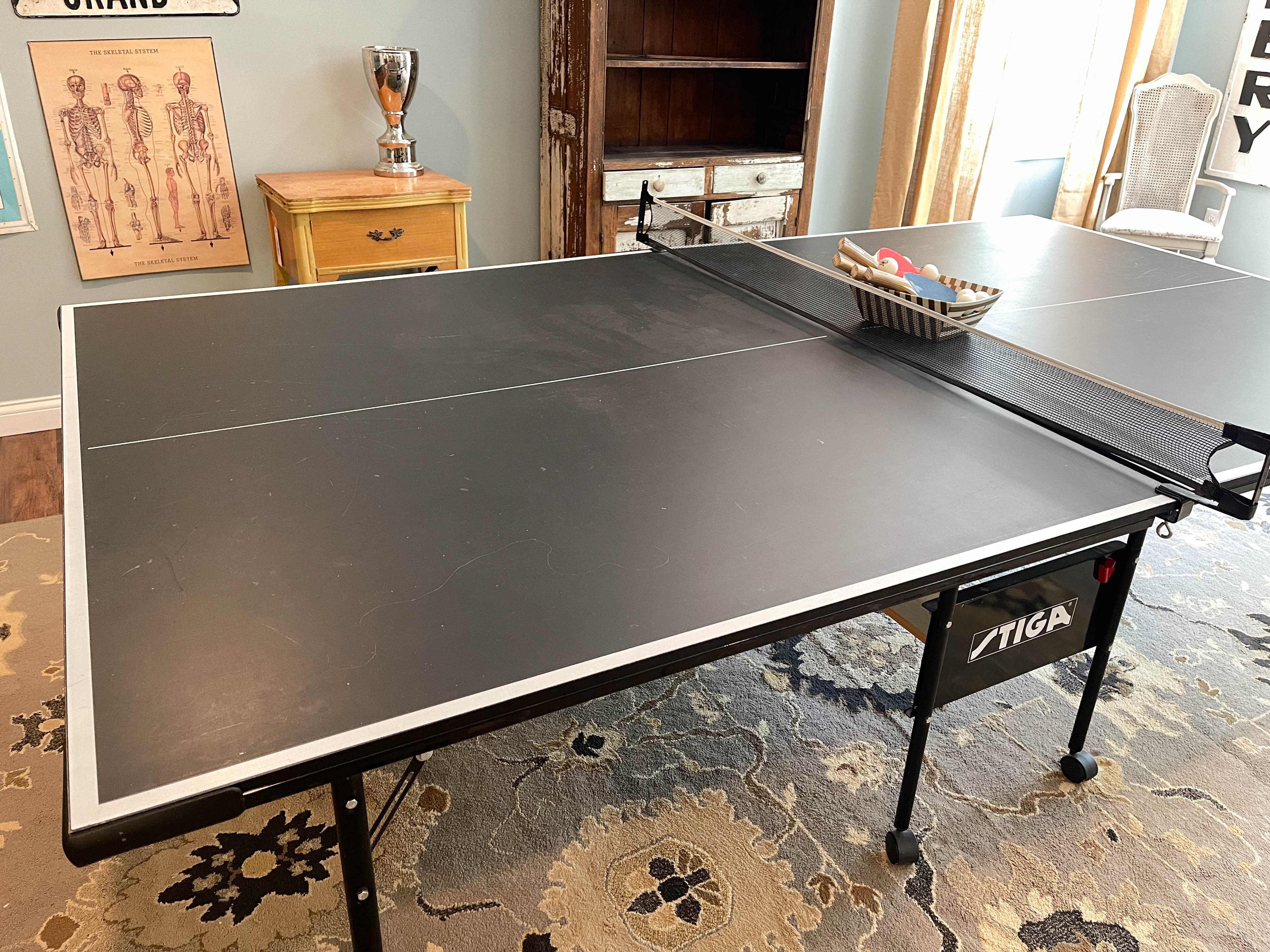 Stiga "Force" Ping Pong Table with Accessories
