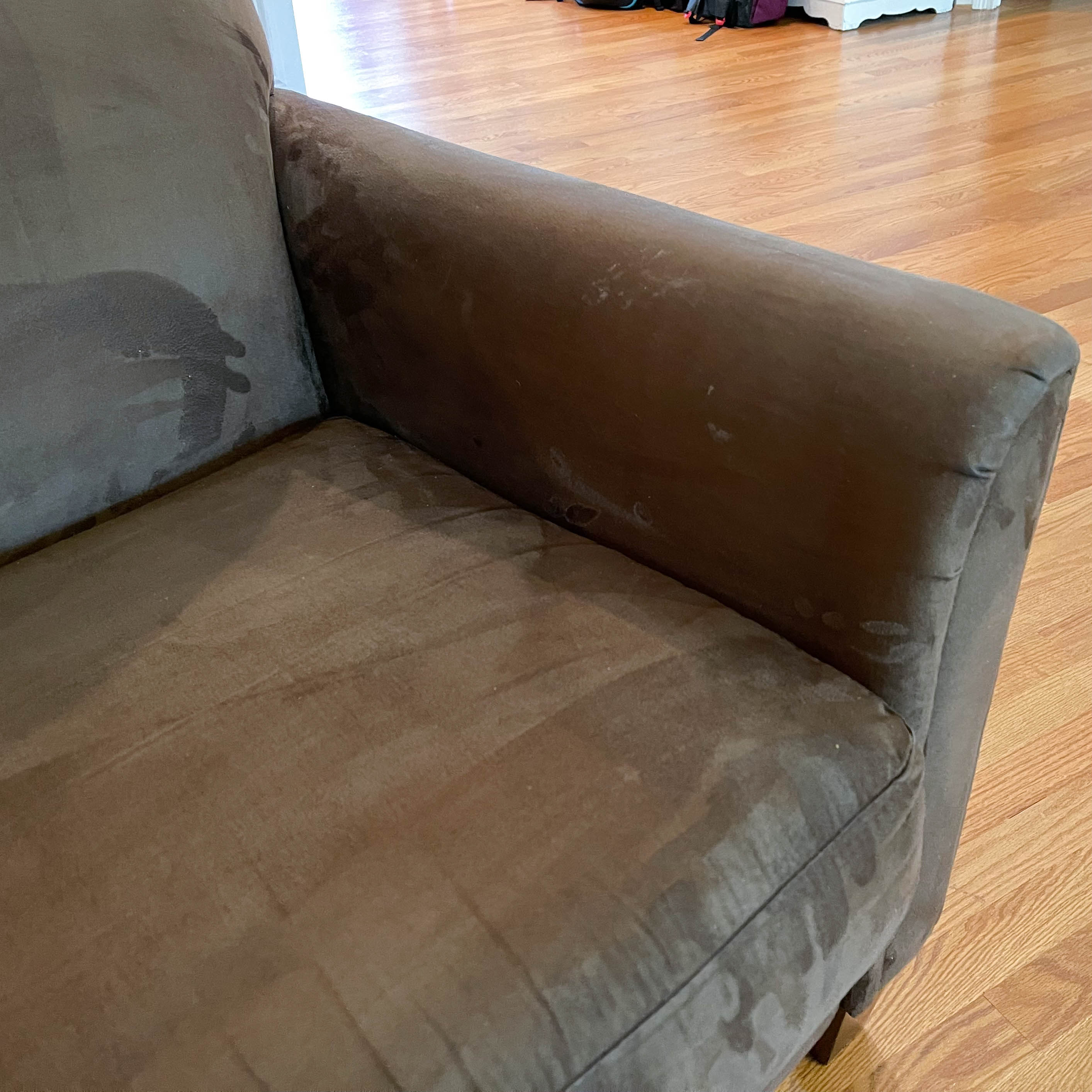 Alison Furniture Co. Brown Microfiber Easy Armchair