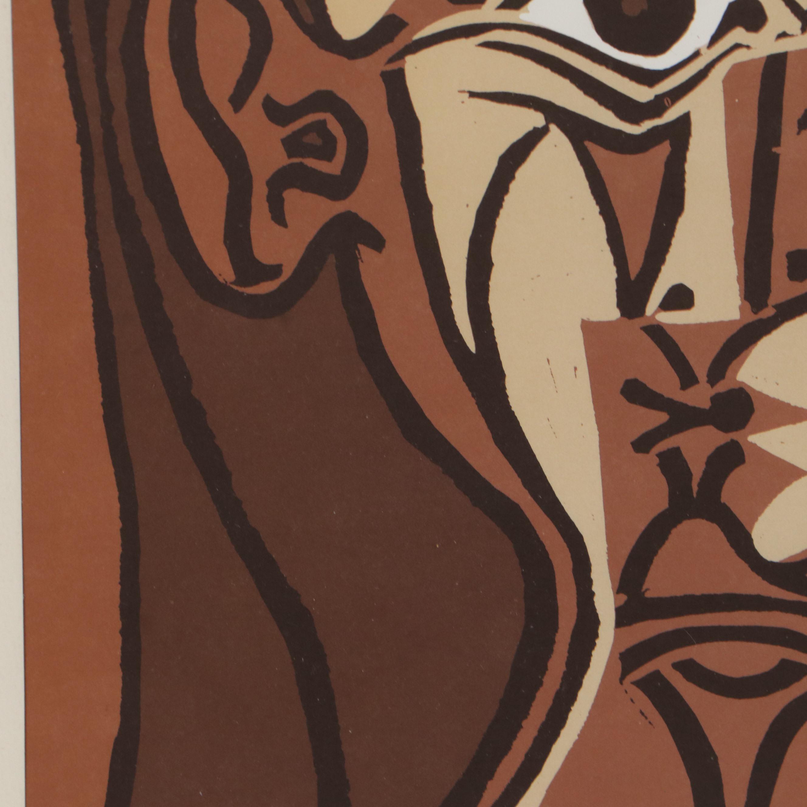 Color Lithograph After Pablo Picasso, Late 20th Century