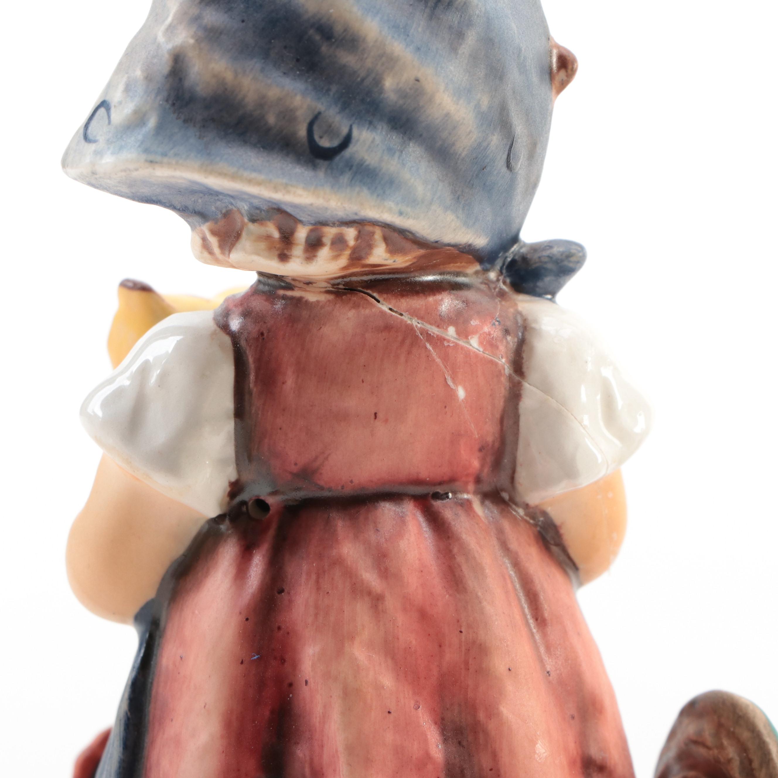 Goebel "Alpine Shepherd Boy" and Other Porcelain Hummel Figurines