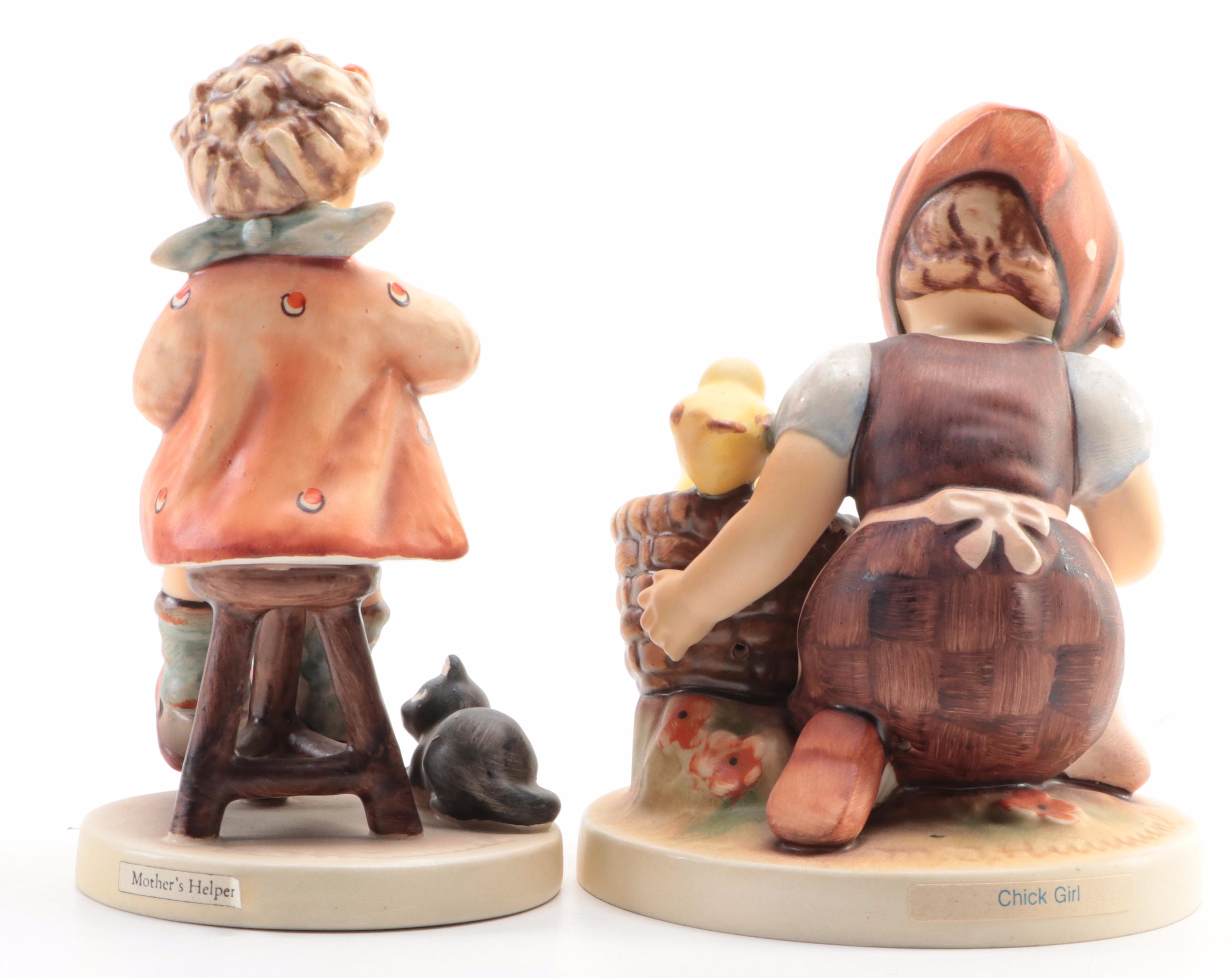 Goebel "Alpine Shepherd Boy" and Other Porcelain Hummel Figurines