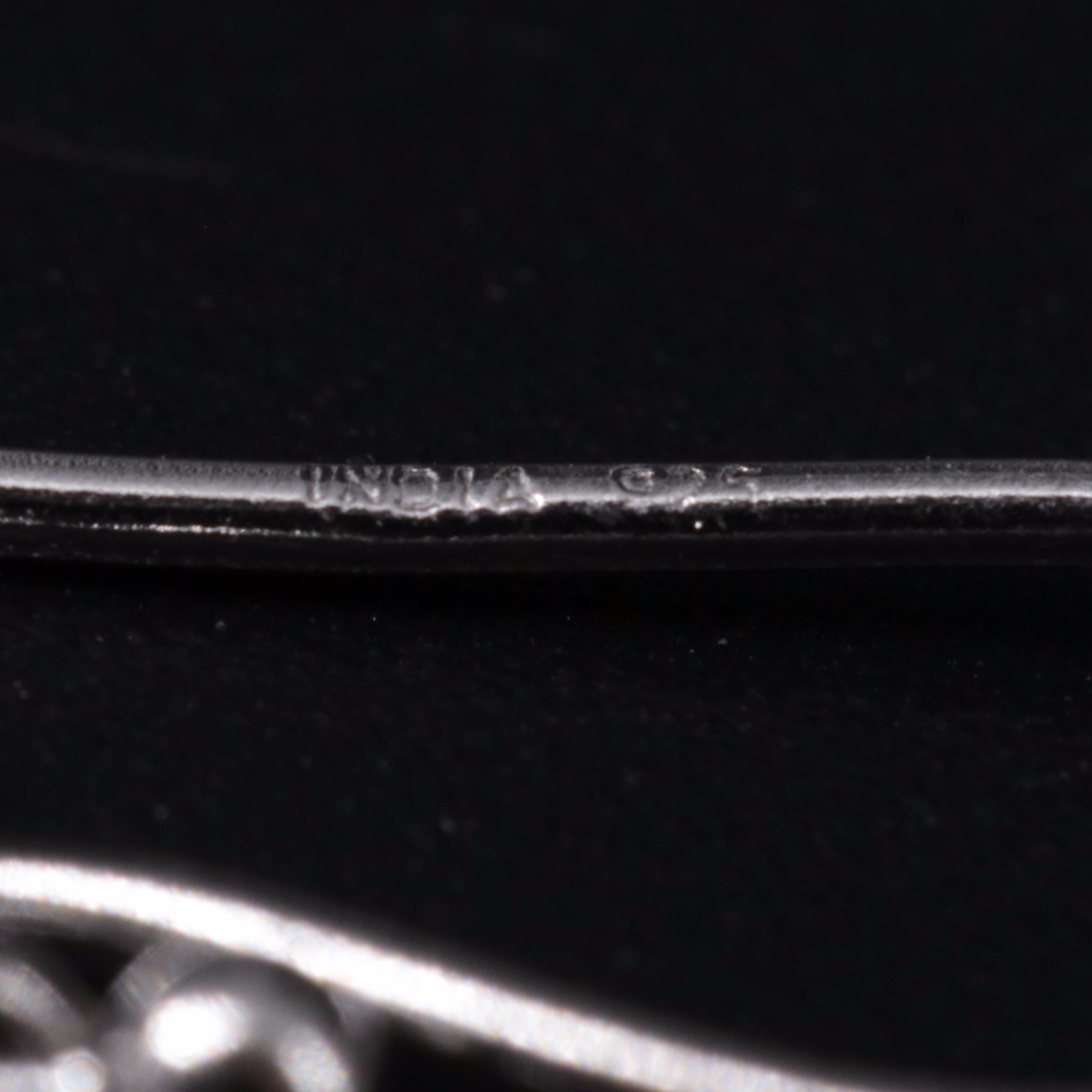 Sterling Silver Earrings With Gemstones