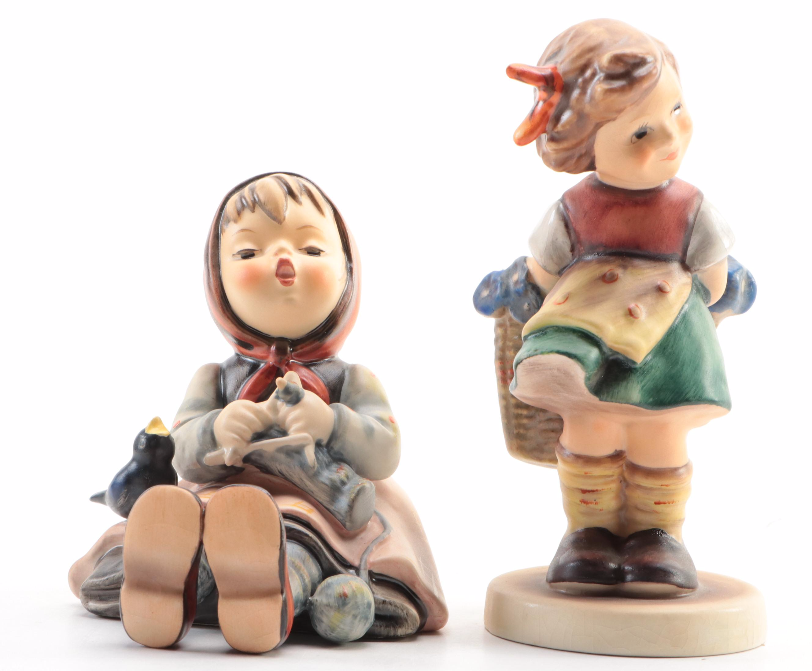 Goebel "Spring Dance" and Other Porcelain Hummel Figurines, m