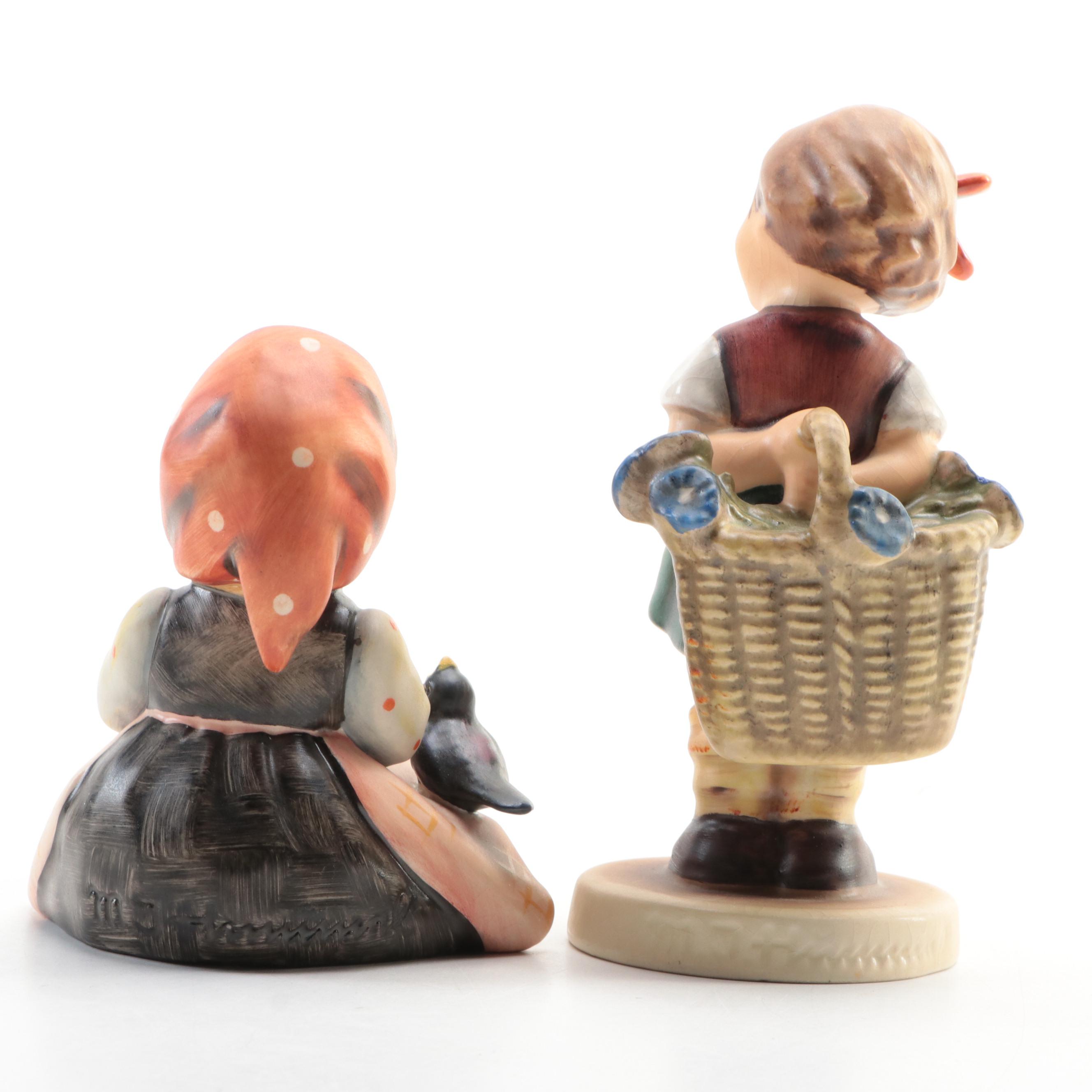 Goebel "Spring Dance" and Other Porcelain Hummel Figurines, m