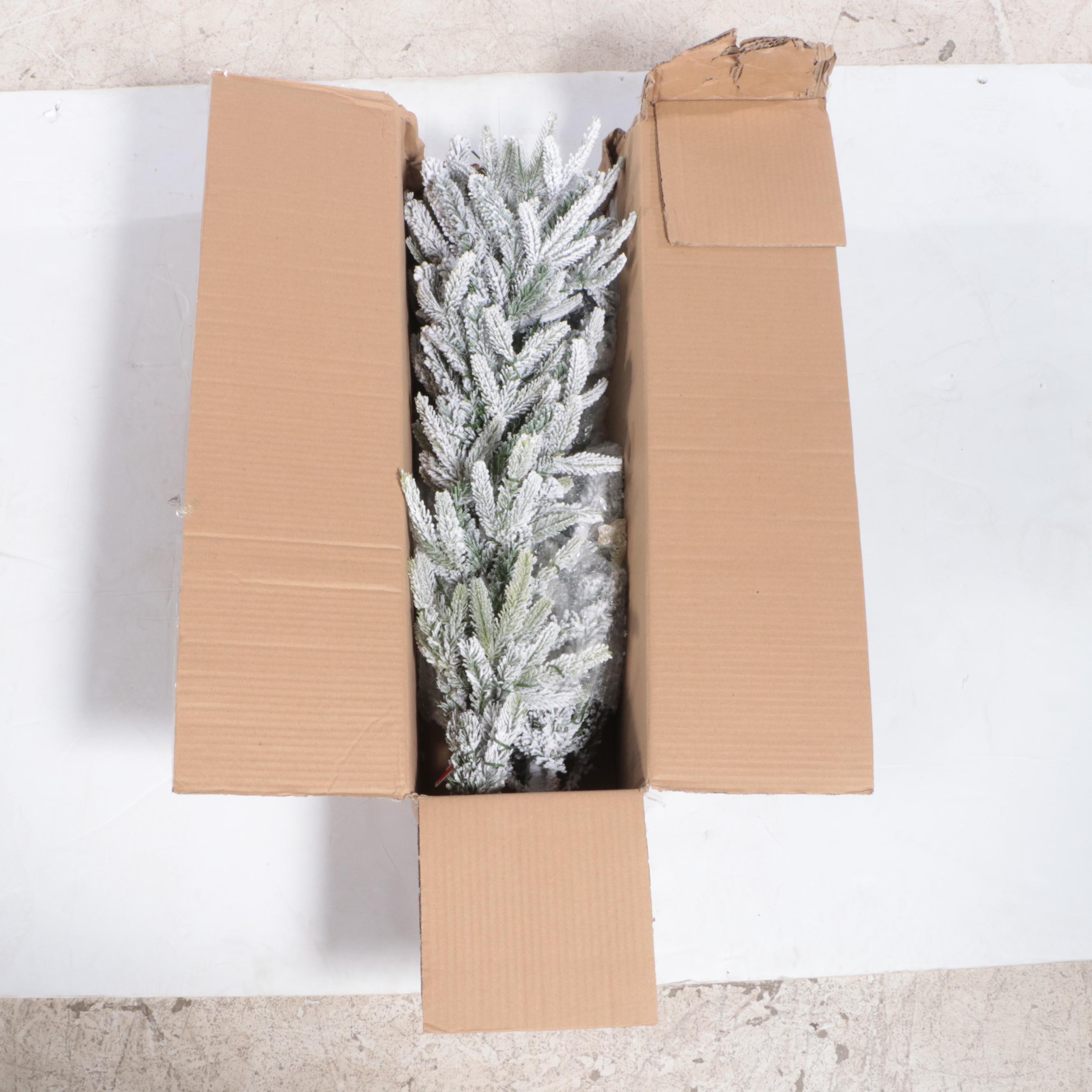 Target Wondershop 5' Lighted Flocked Alpine Balsam Artificial Christmas Tree