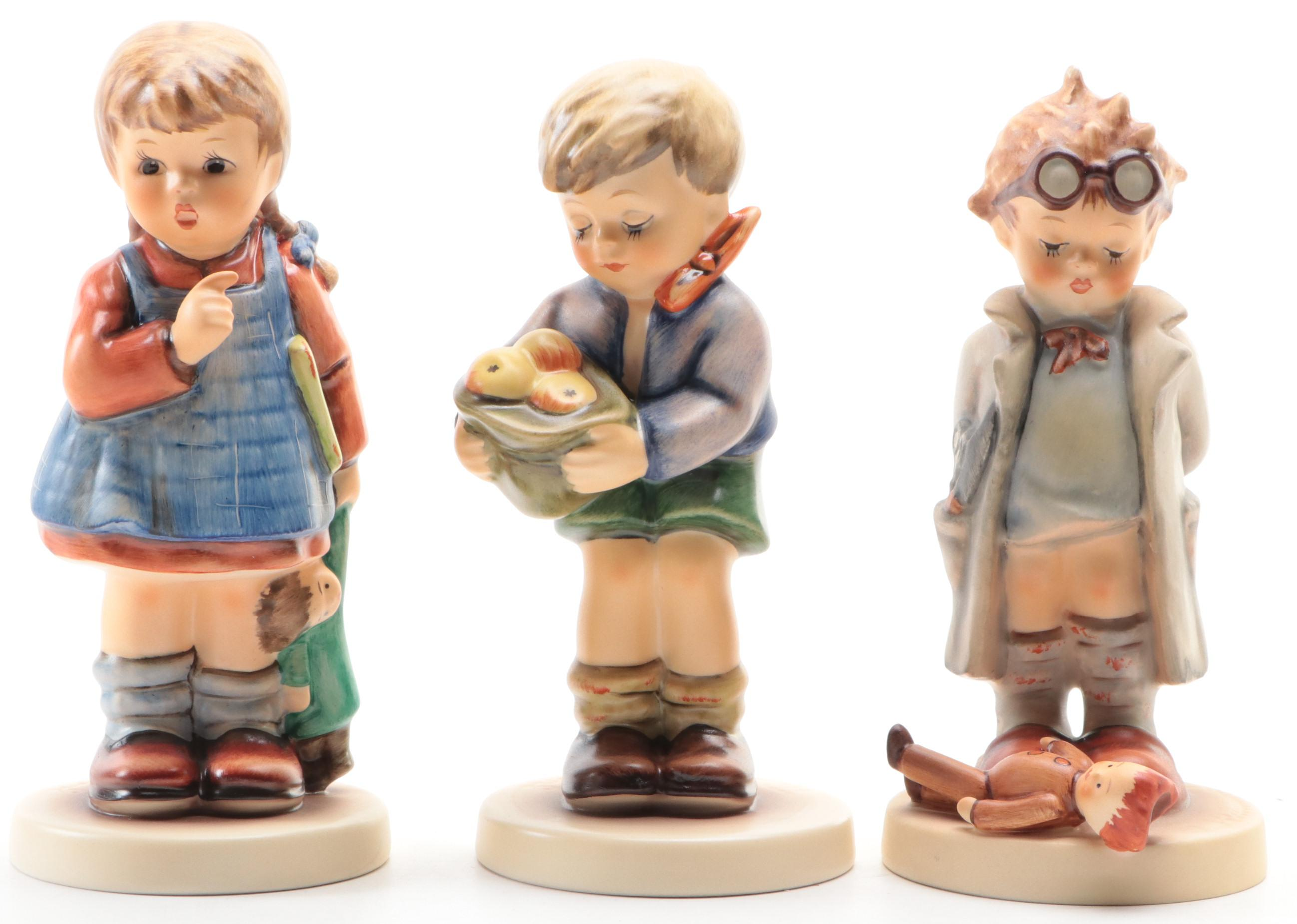 Goebel "Gift From a Friend" and Other Porcelain Hummel Figurines