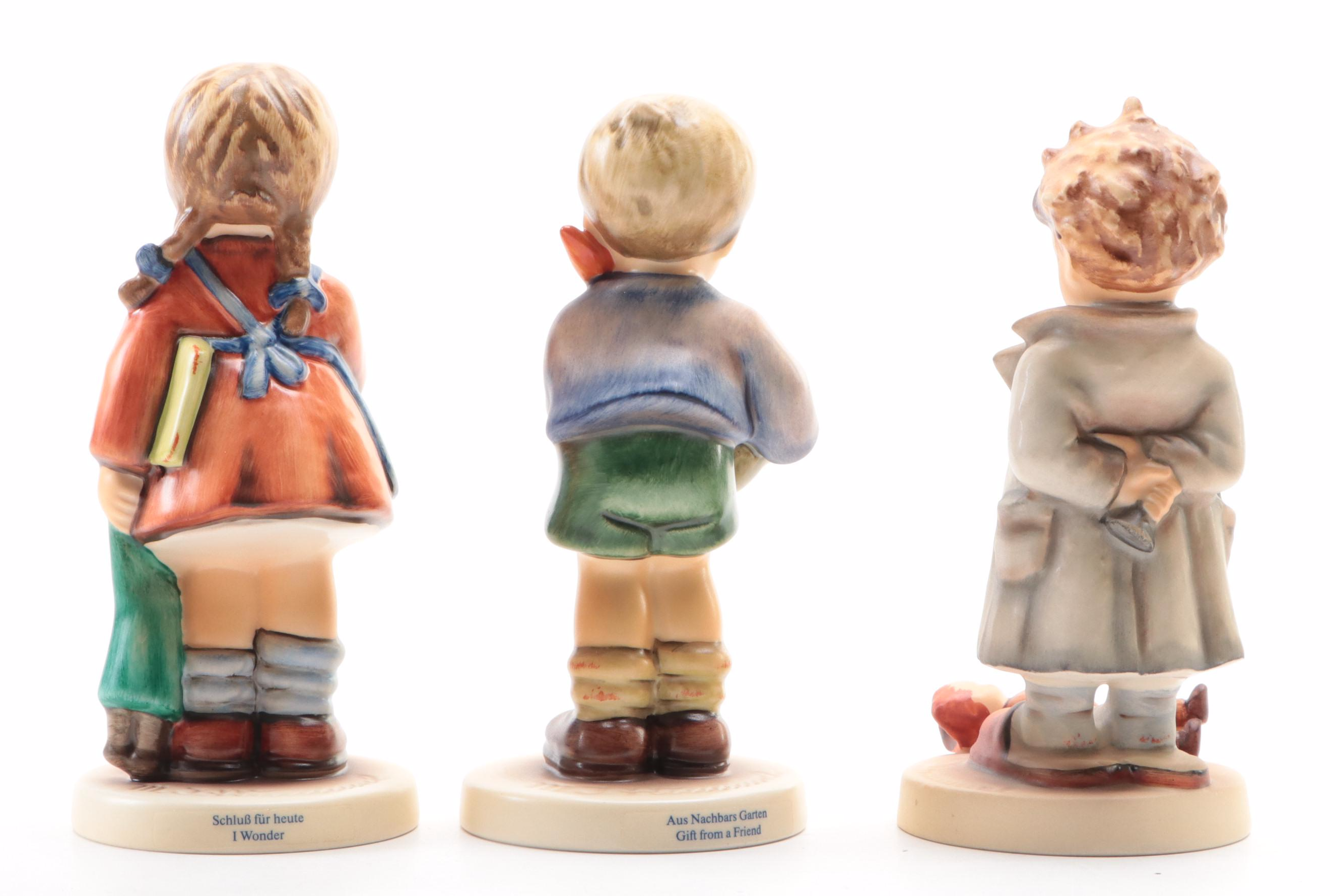 Goebel "Gift From a Friend" and Other Porcelain Hummel Figurines