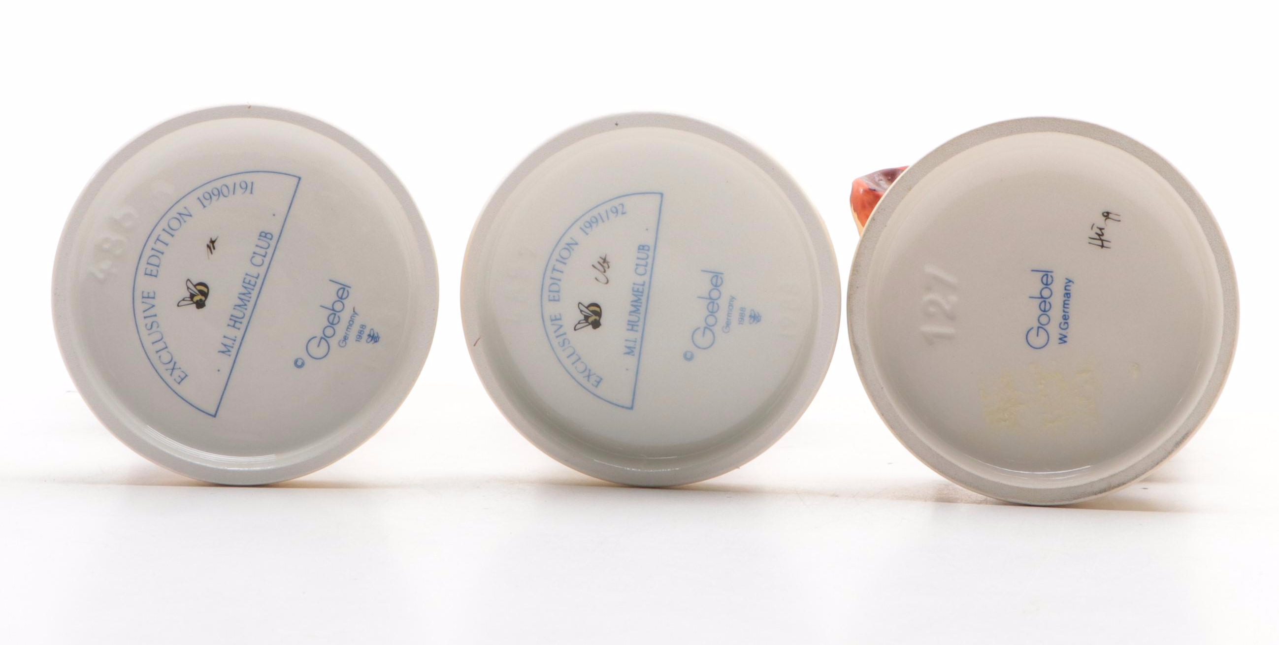 Goebel "Gift From a Friend" and Other Porcelain Hummel Figurines