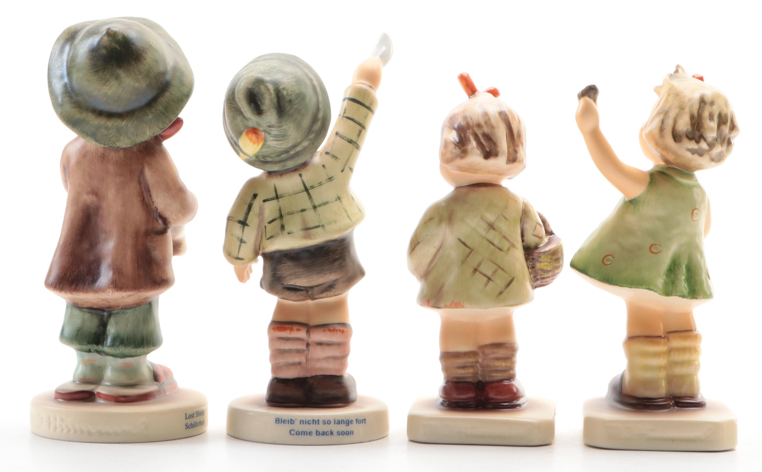 Goebel "Gift From a Friend" and Other Porcelain Hummel Figurines