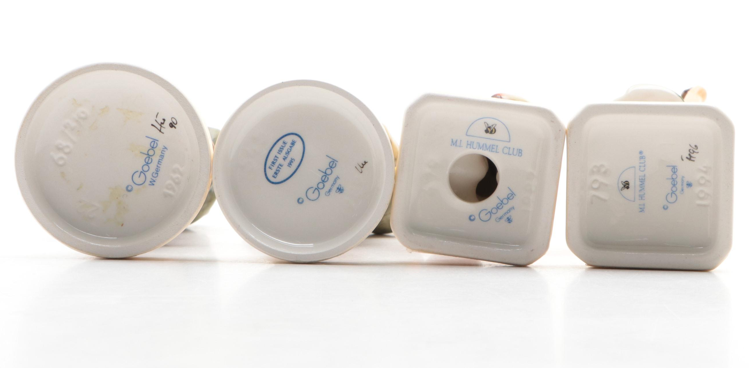 Goebel "Gift From a Friend" and Other Porcelain Hummel Figurines