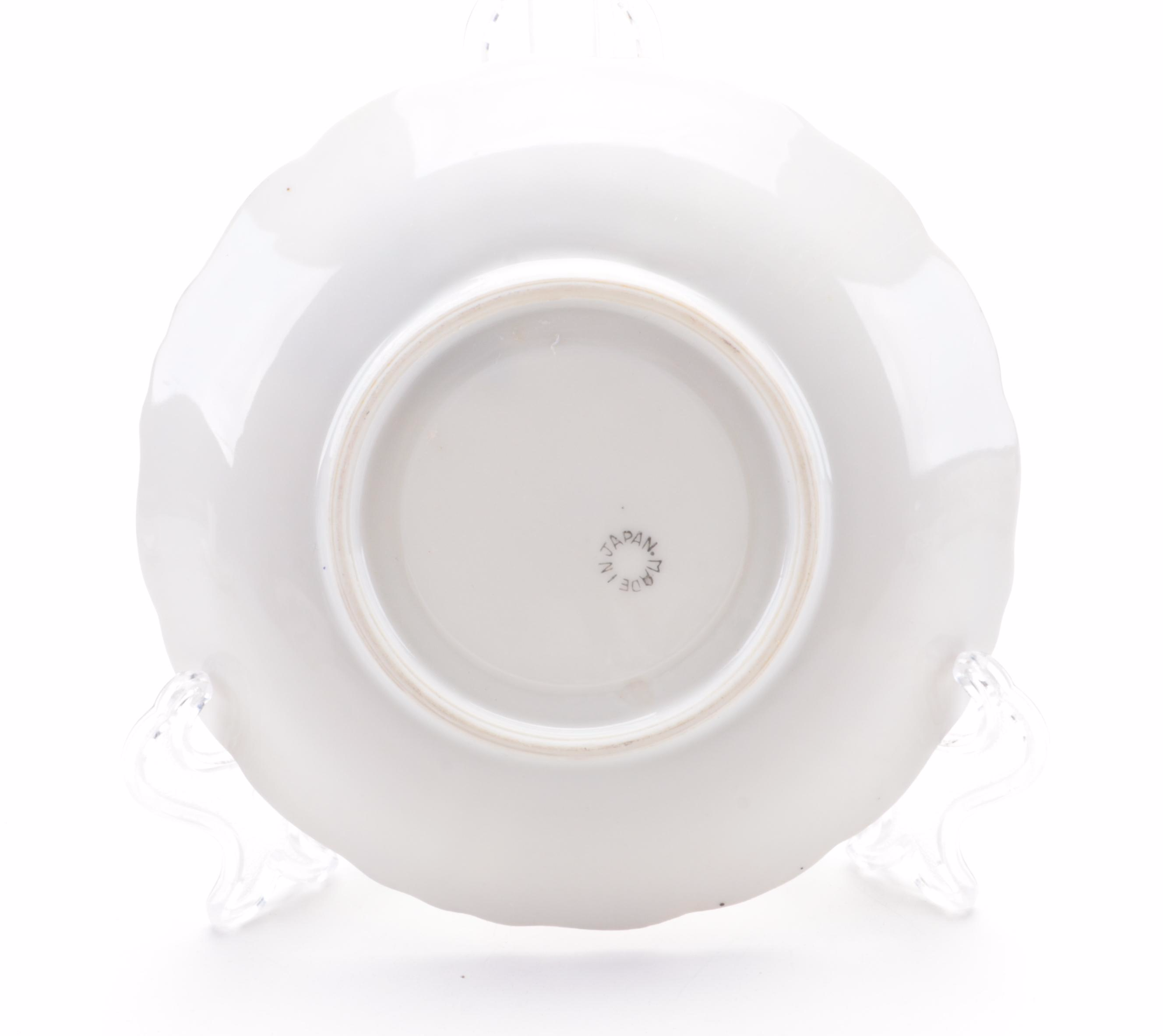 Royal Halsey and Other Porcelain and Bone China Teacups, Mid to Late 20th C.