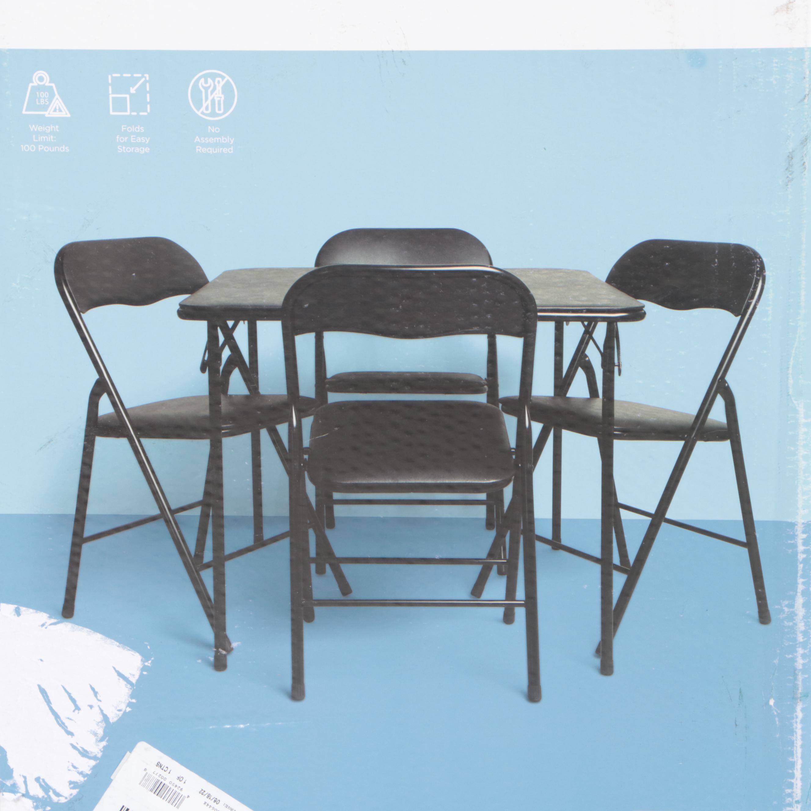 PDG Five-Piece Padded Table and Chairs Set