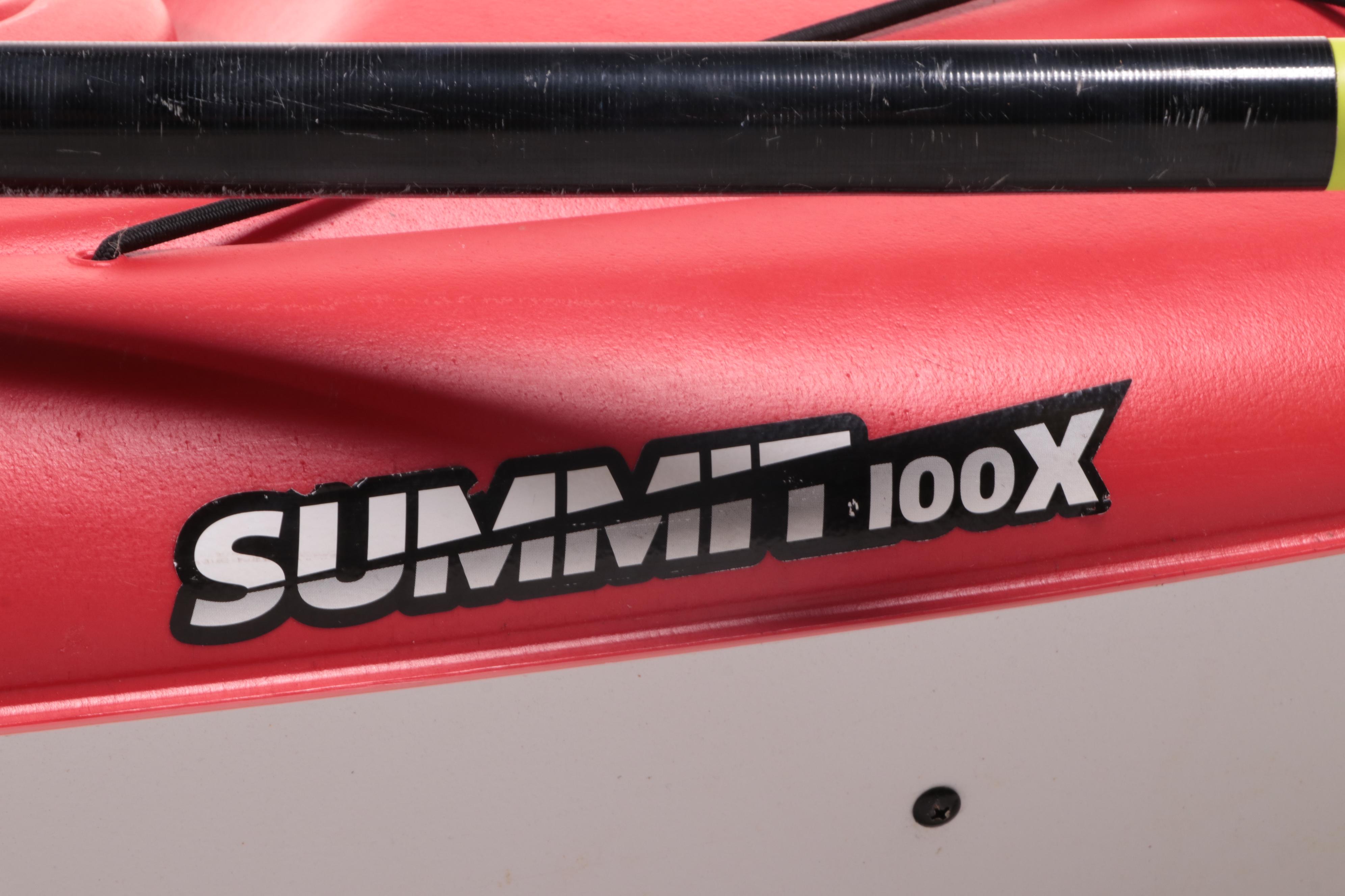 Pelican Summit 100X Touring Kayak with Bending Branches Sunrise Kayak Paddle