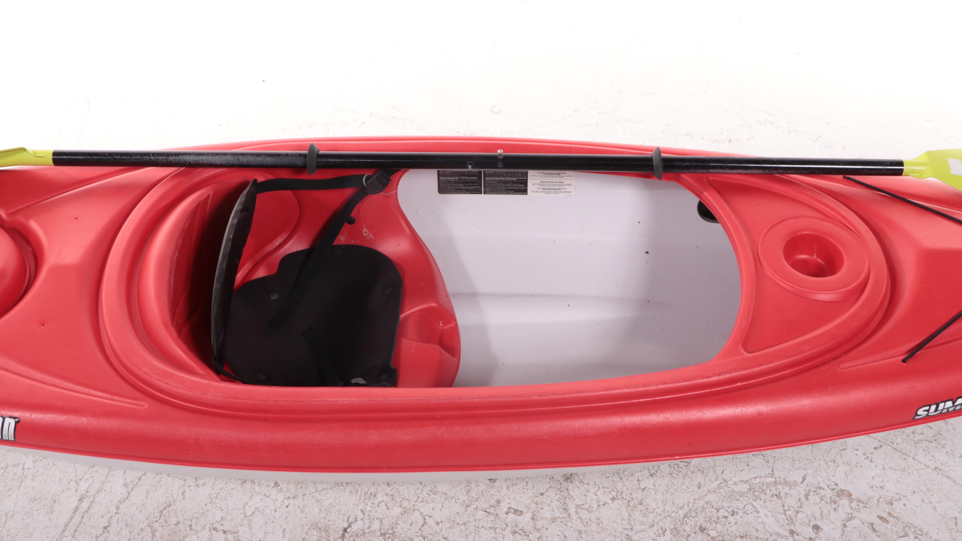 Pelican Summit 100X Touring Kayak with Bending Branches Sunrise Kayak Paddle