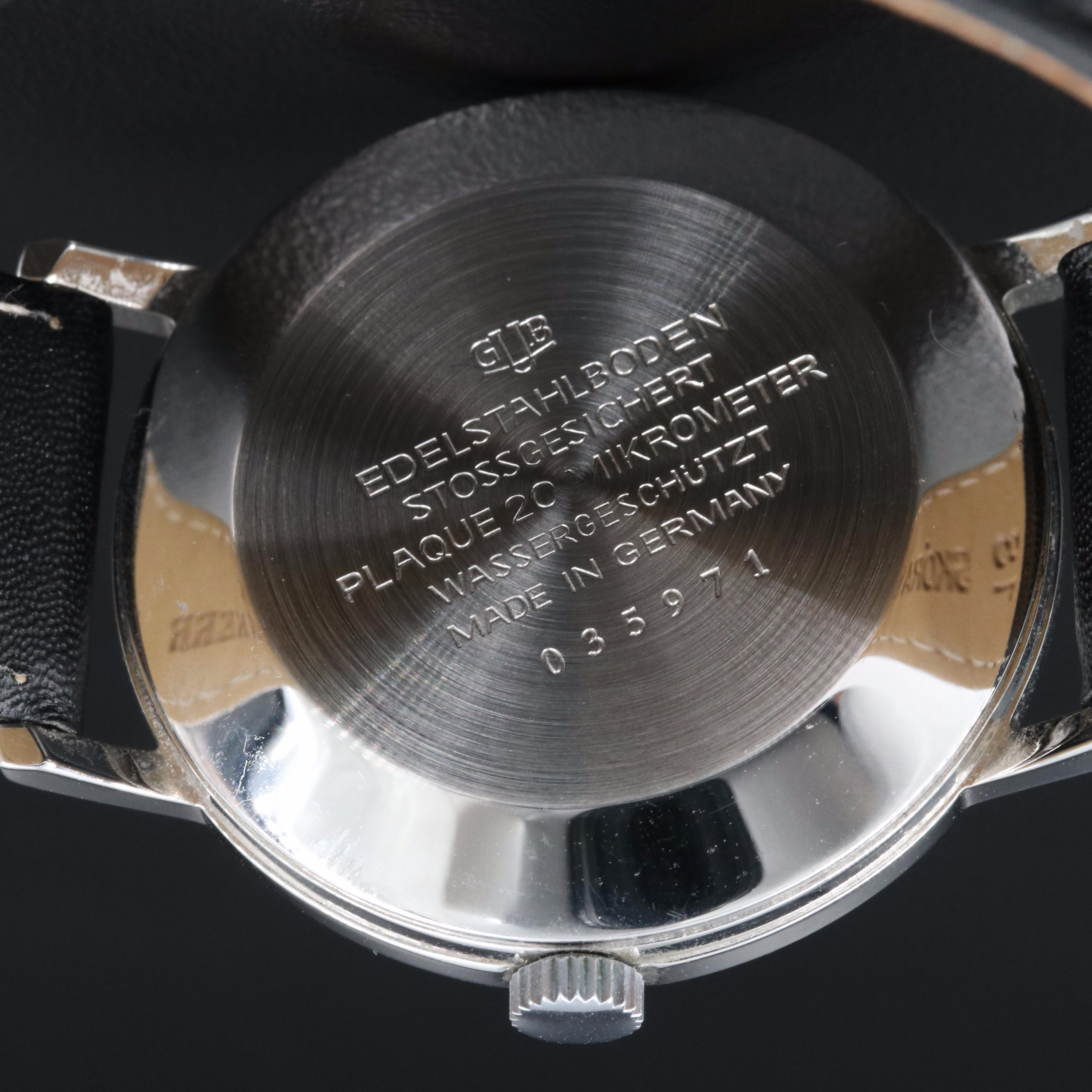 Vintage Glashütte Spezimatic 26 Rubis Watch