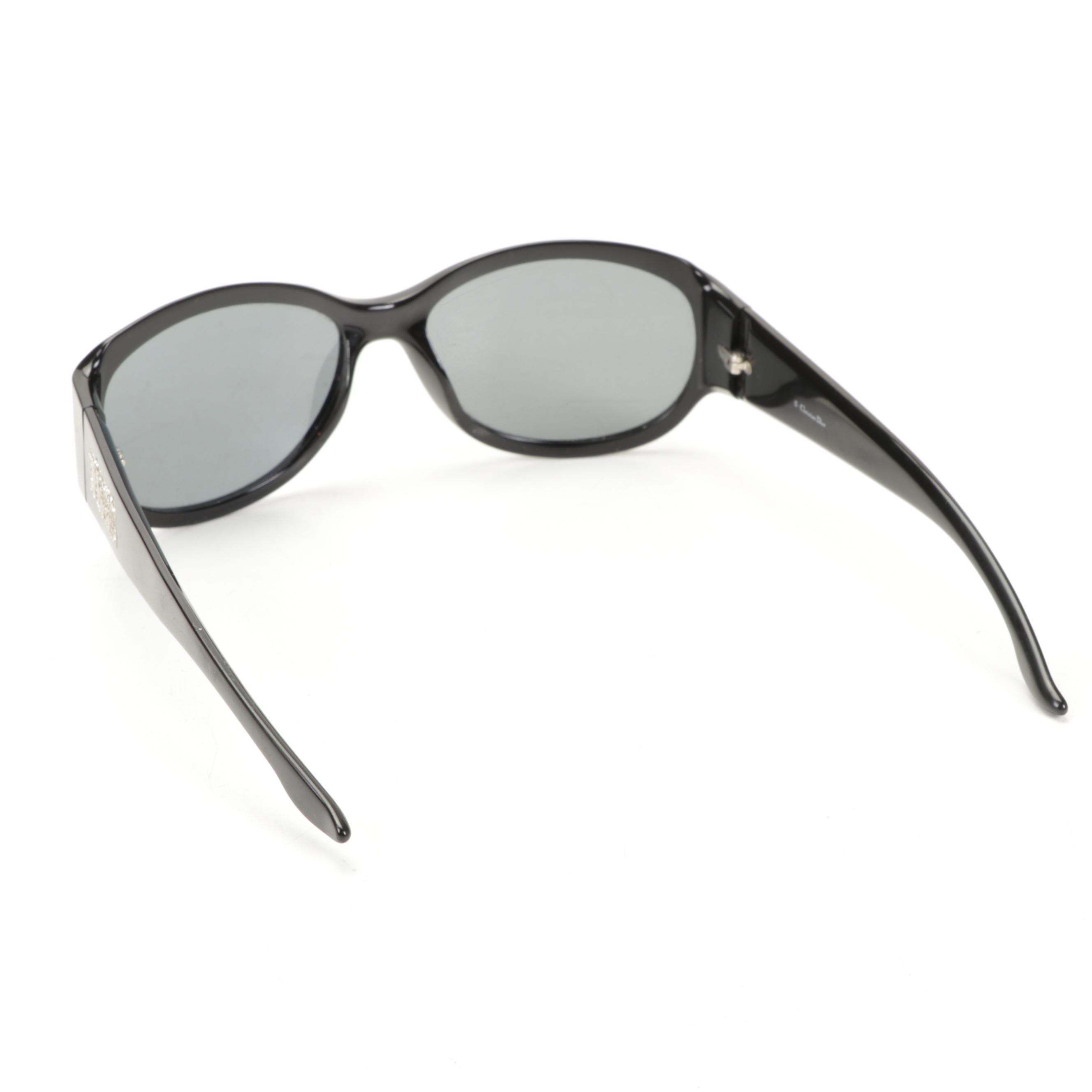 Coach Signature Multi-Blue Canvas Handbag with Dior Night 2 Sunglasses