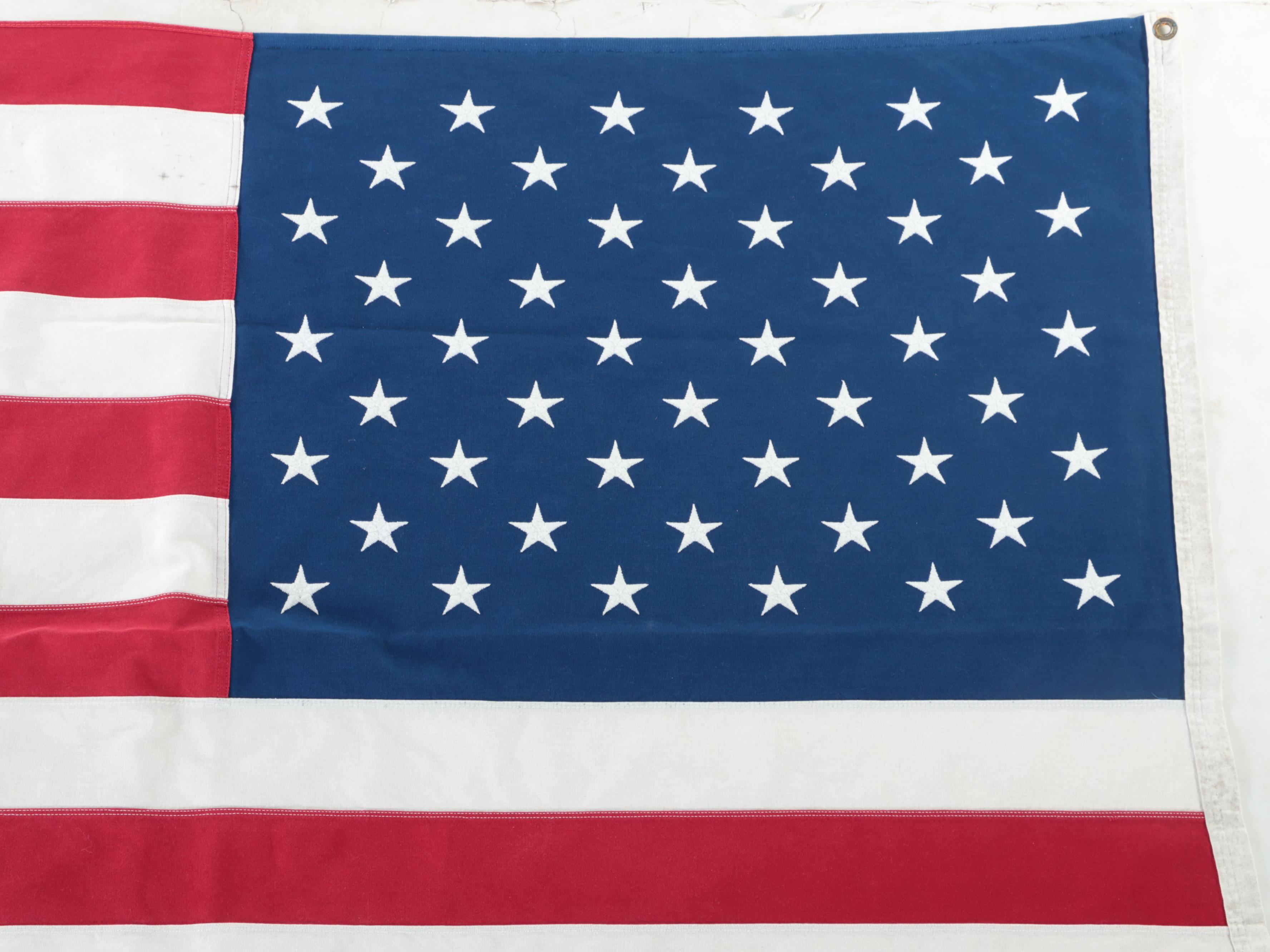 50 Embroidered Star United States Flag