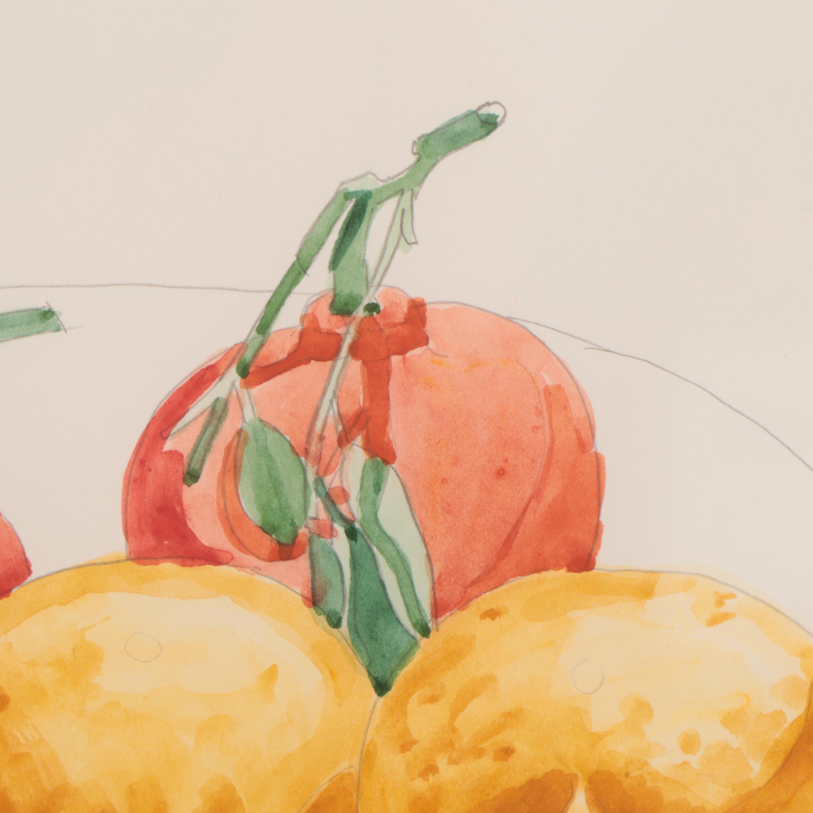 Robert Herrmann Still Life Watercolor Painting