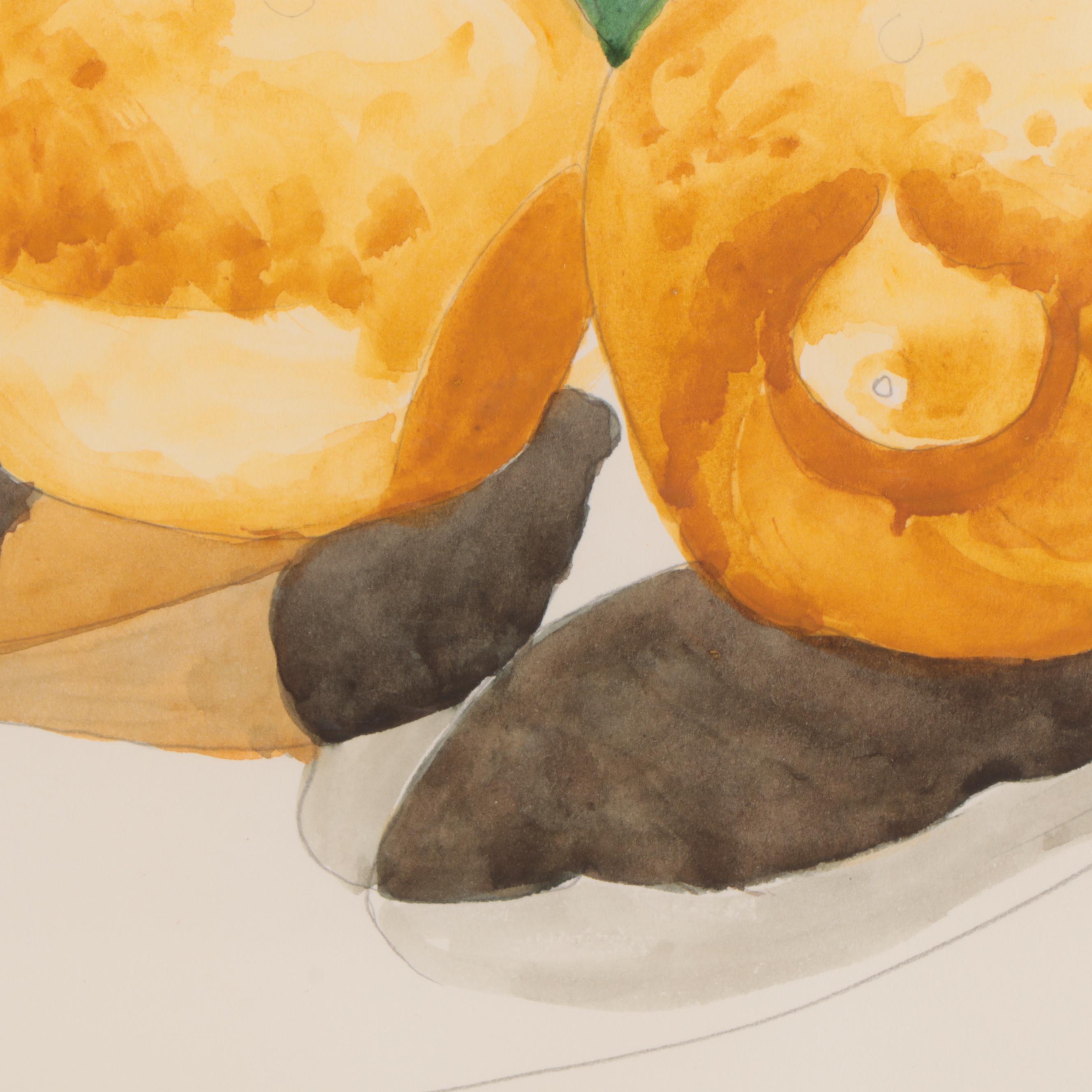 Robert Herrmann Still Life Watercolor Painting