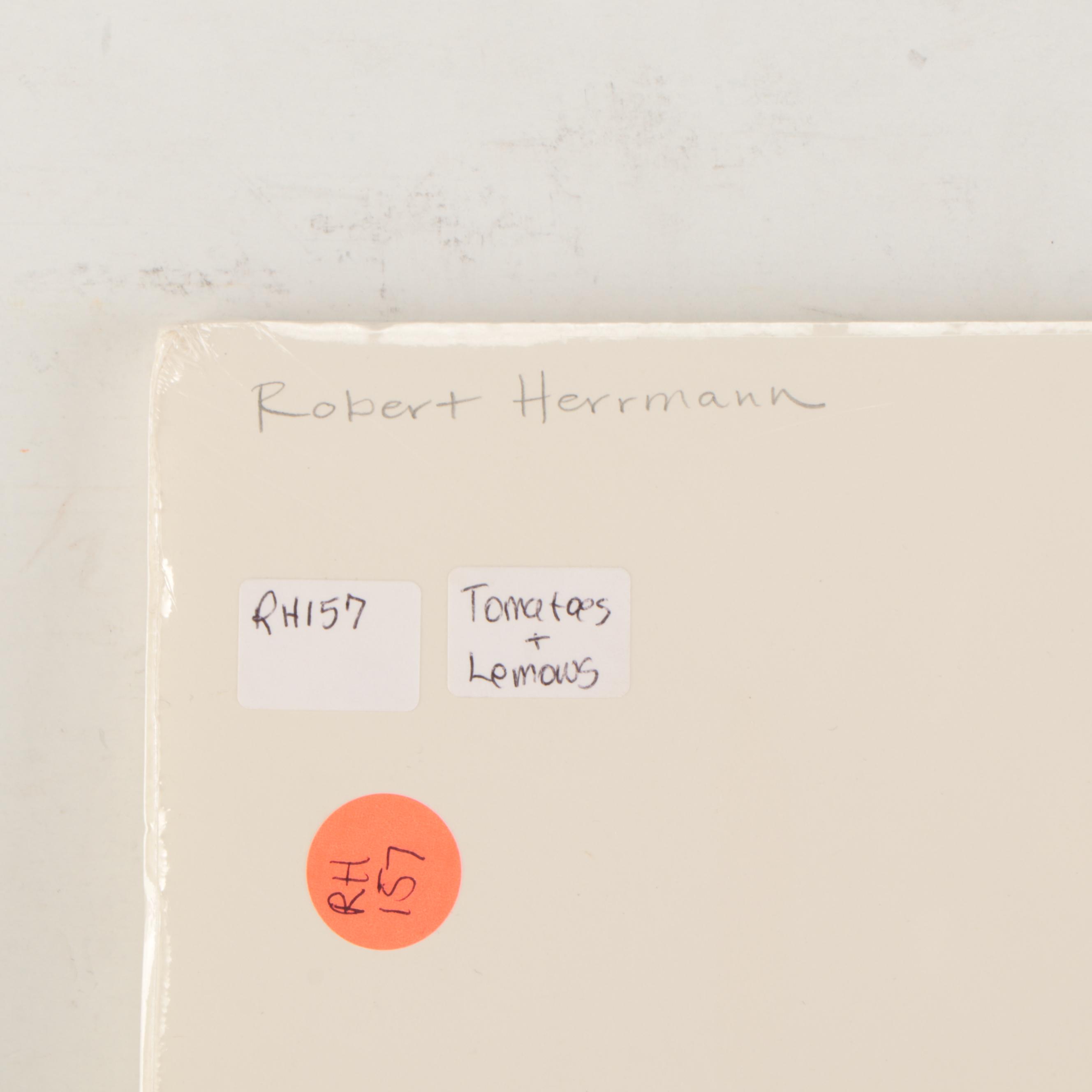 Robert Herrmann Still Life Watercolor Painting