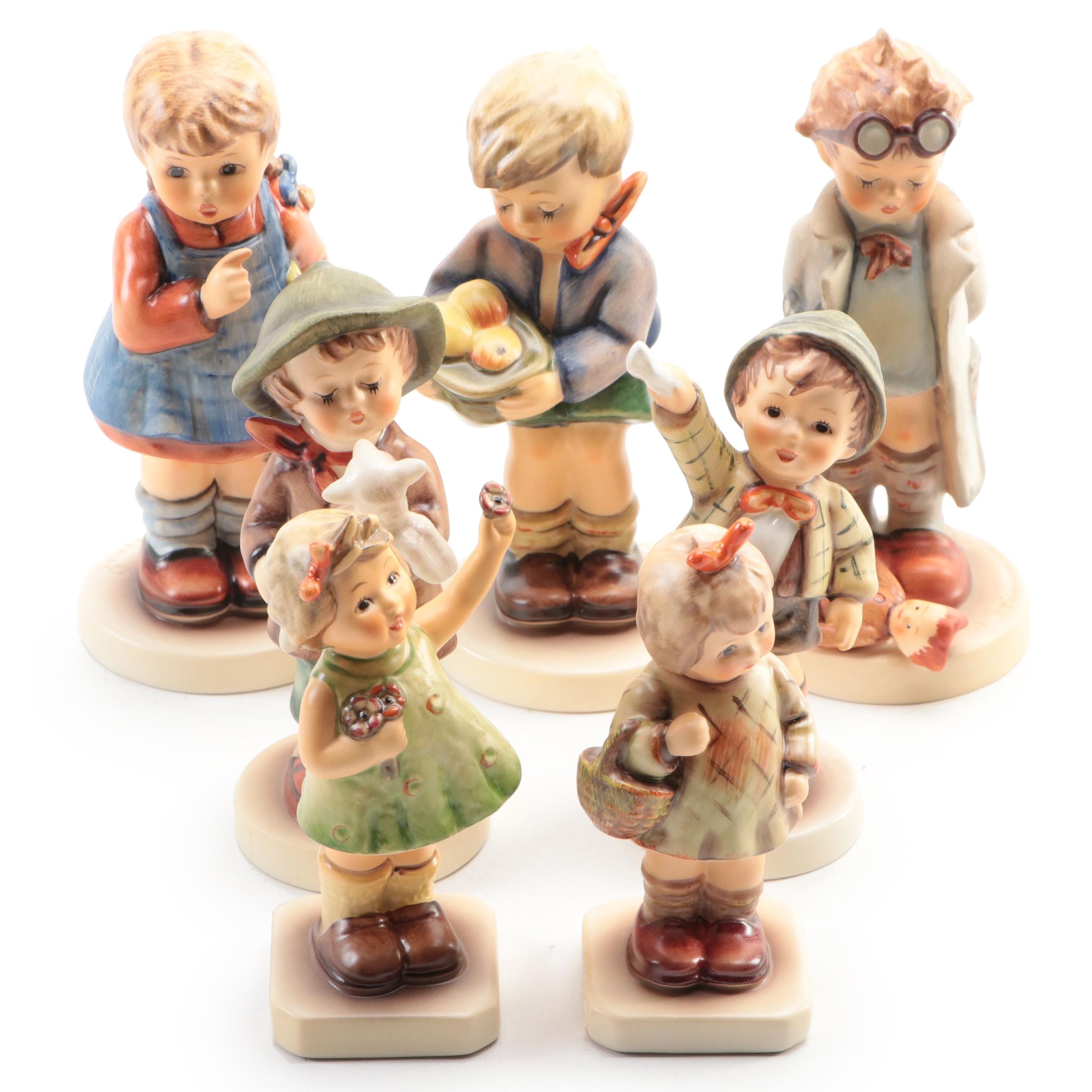 Goebel "Gift From a Friend" and Other Porcelain Hummel Figurines