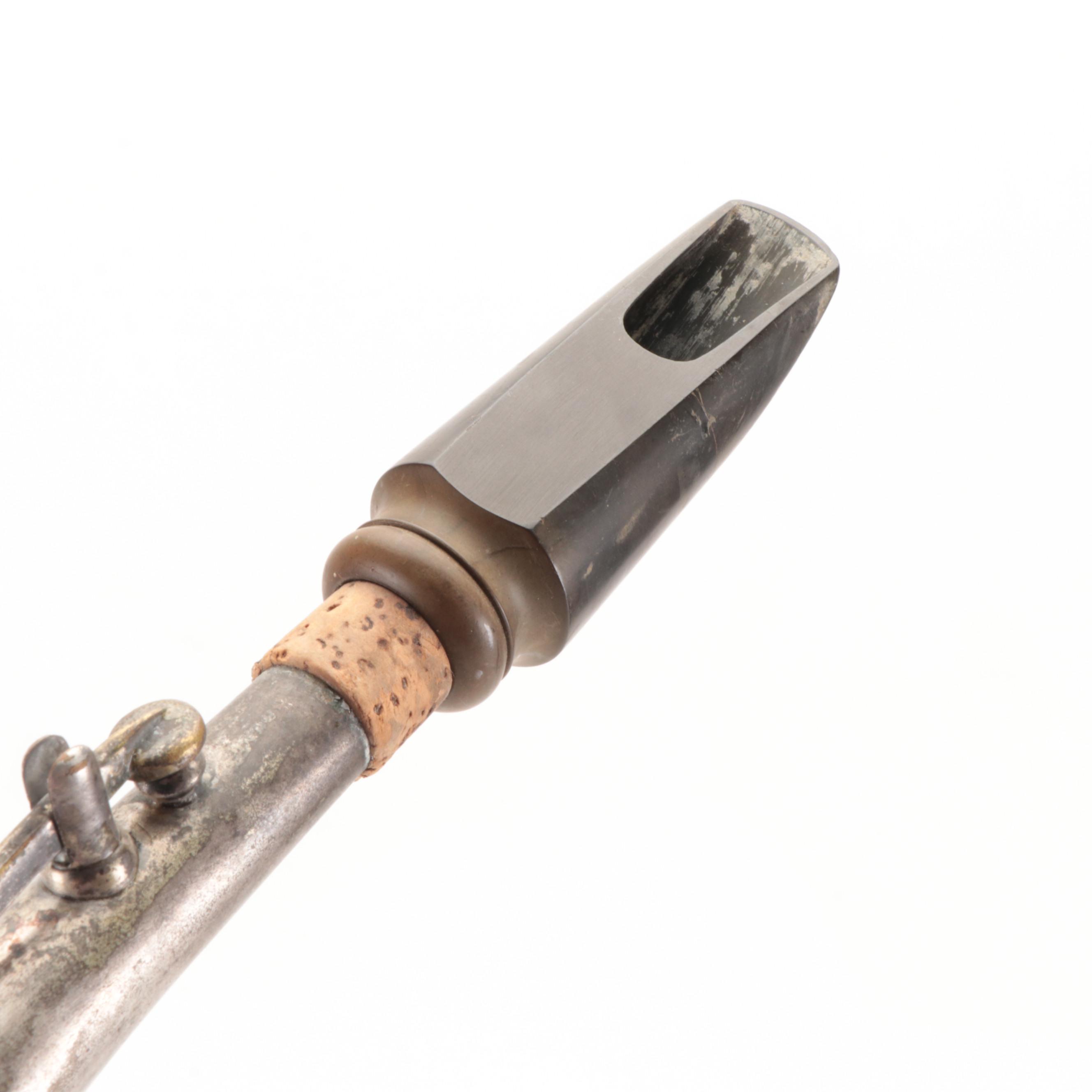 Martin Silver Plate Low Pitch Saxophone, Mid-20th Century