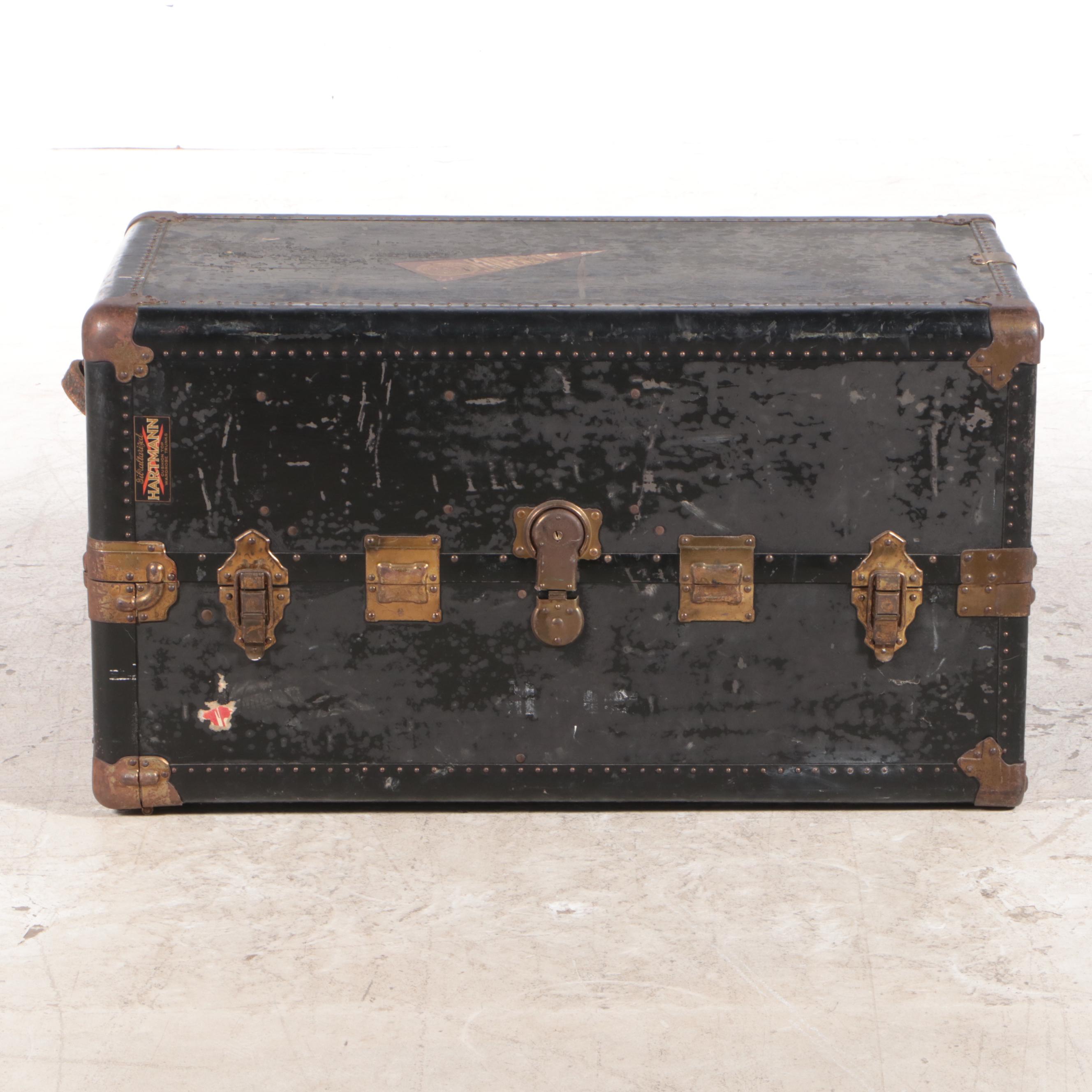 Hartmann "Gibraltarized" Wardrobe Trunk, Early 20th Century