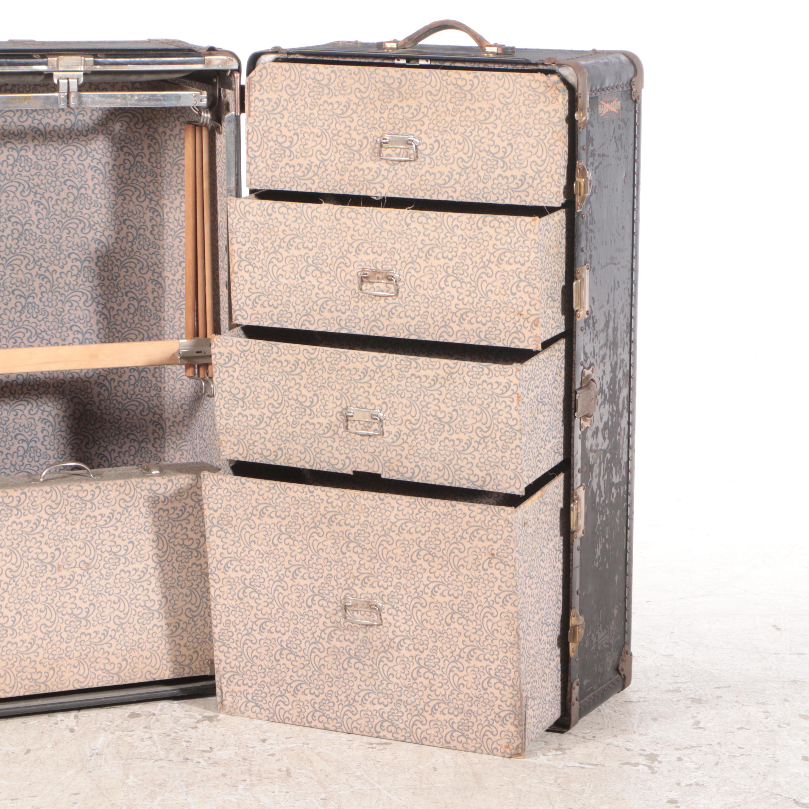 Hartmann "Gibraltarized" Wardrobe Trunk, Early 20th Century