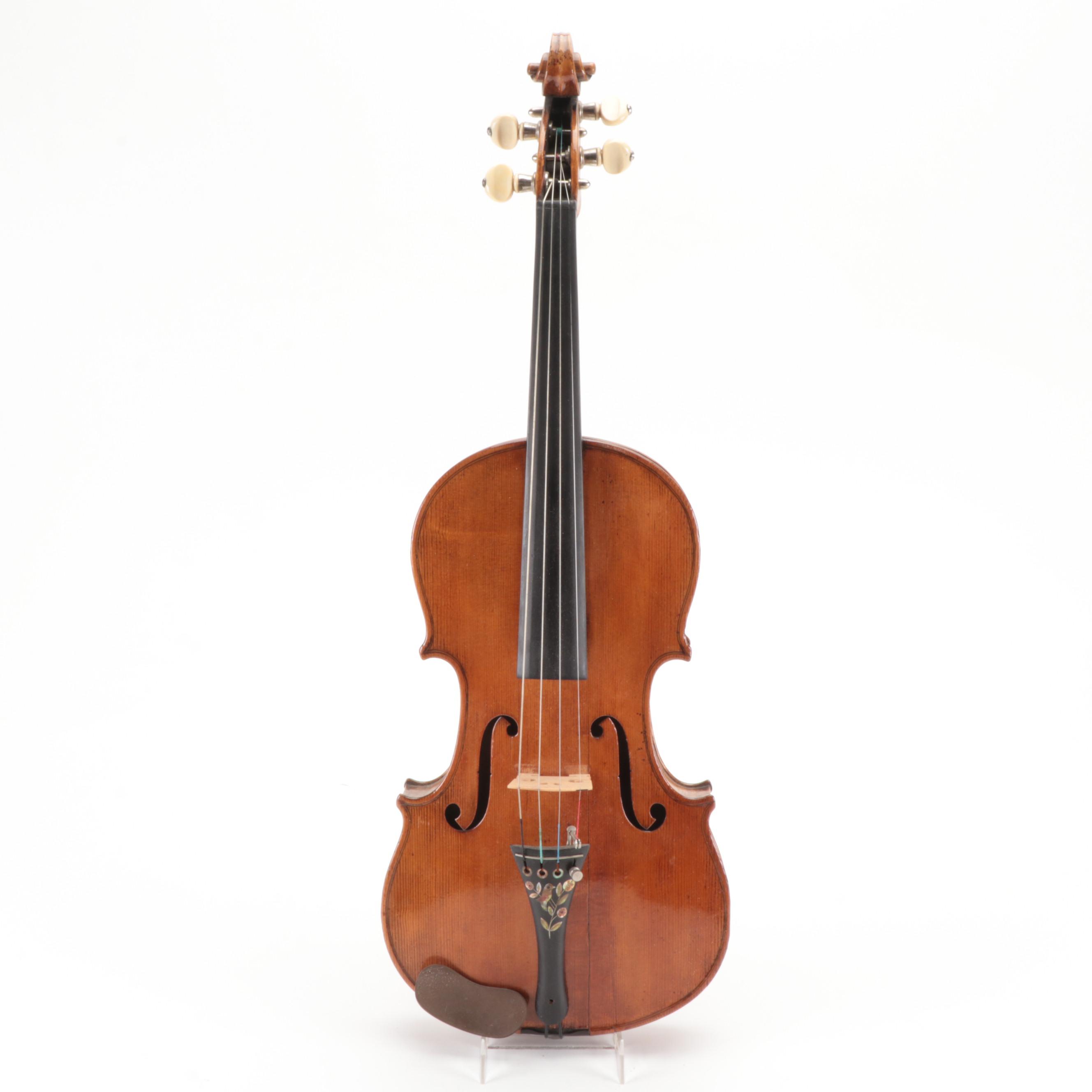 Imperial Stradivarius Replica 4/4 Violin with Case, Late 19th/Early 20th Century