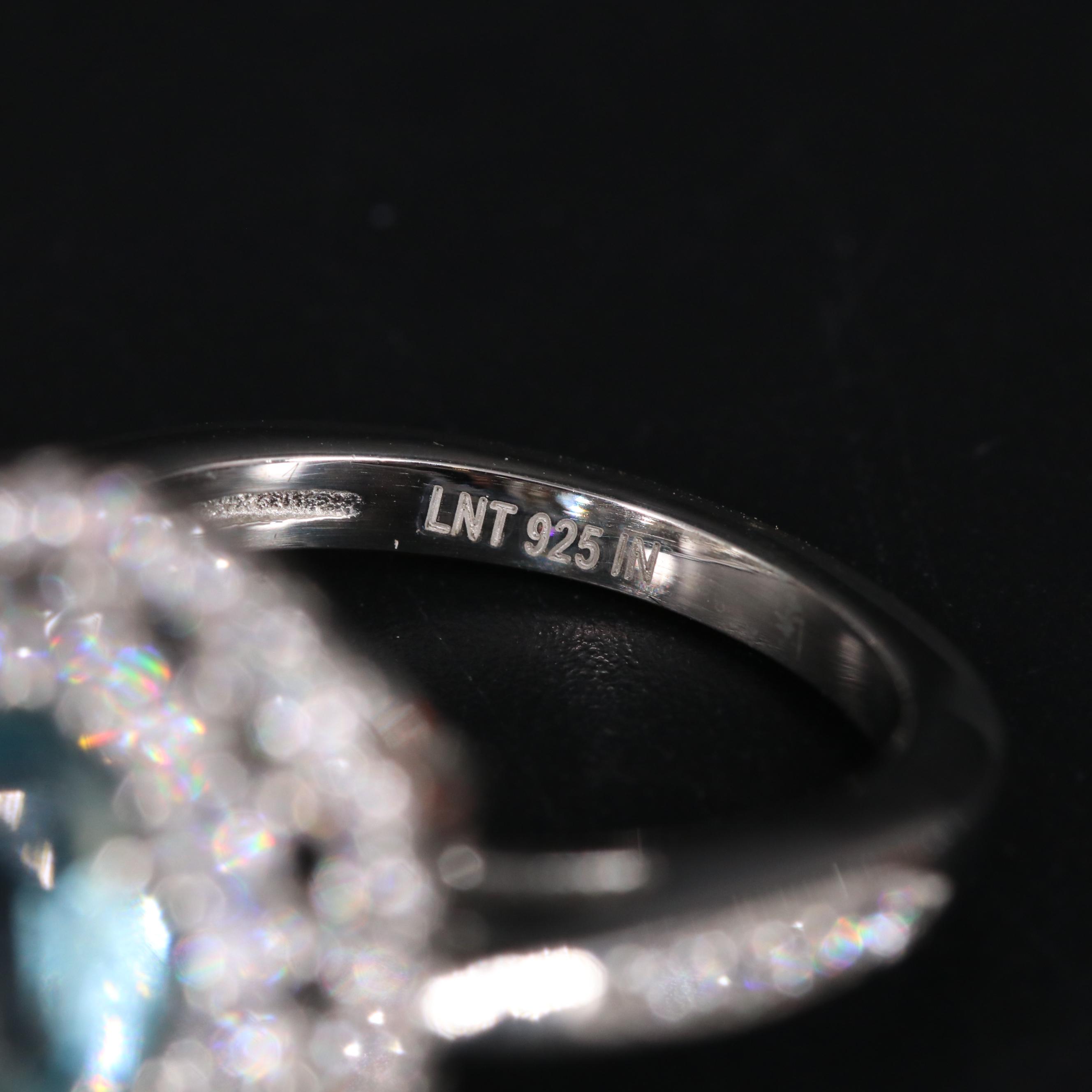 Sterling Silver Ring Duo Including Gemstones