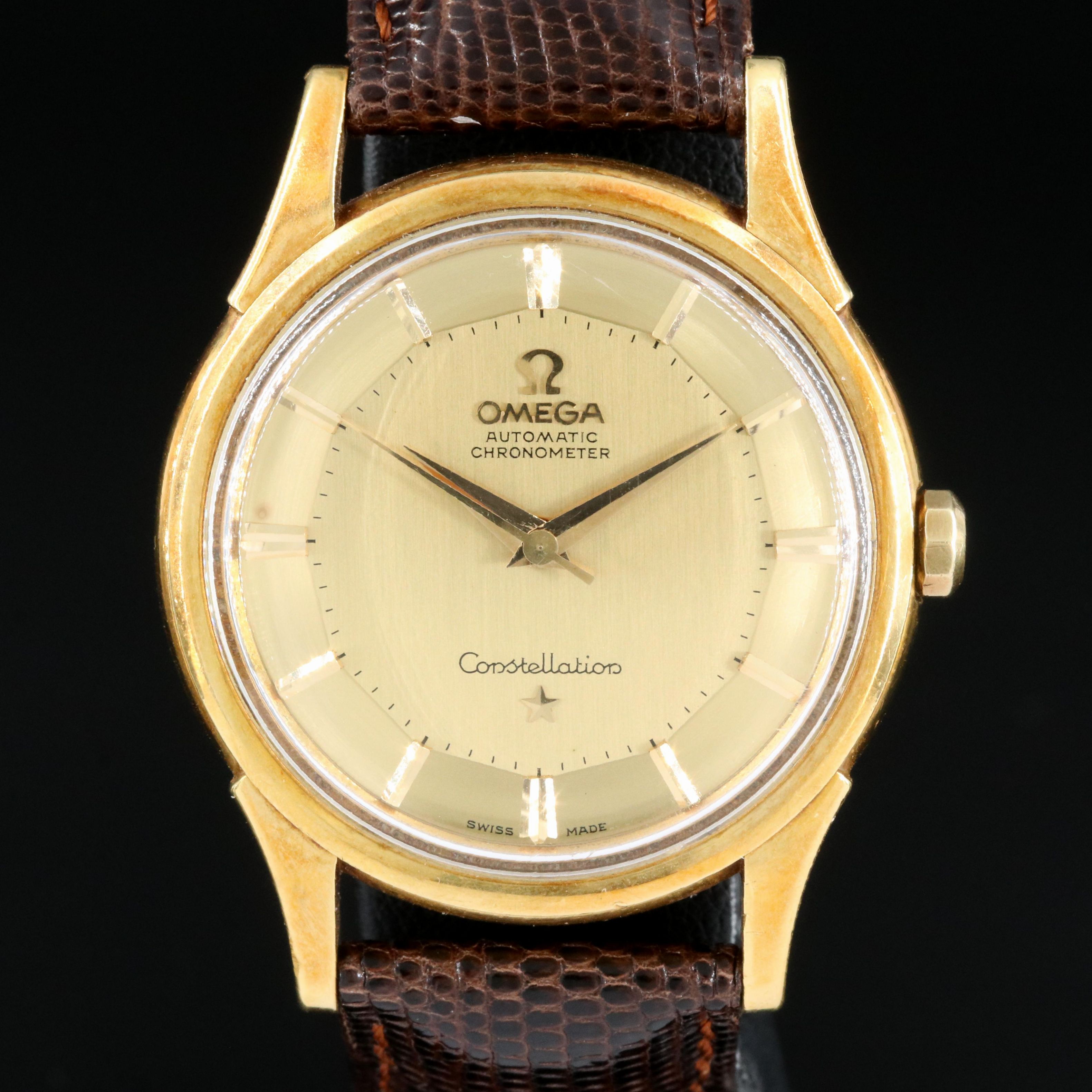 1959 18K Omega "Pie Pan" Constellation Watch