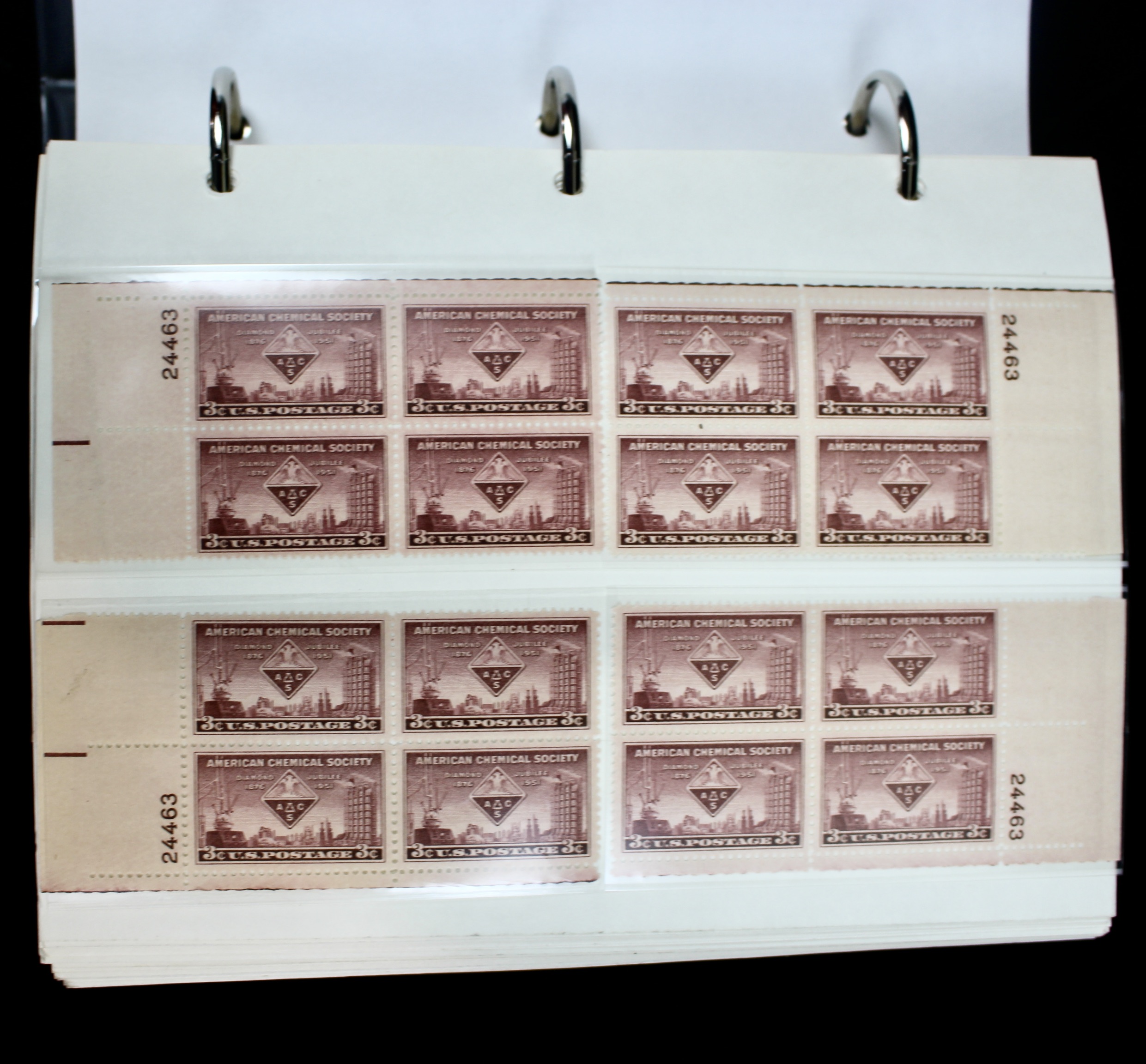 Matched Plate Block Collection Consisting of 720 Plate Blocks from 1950-1957