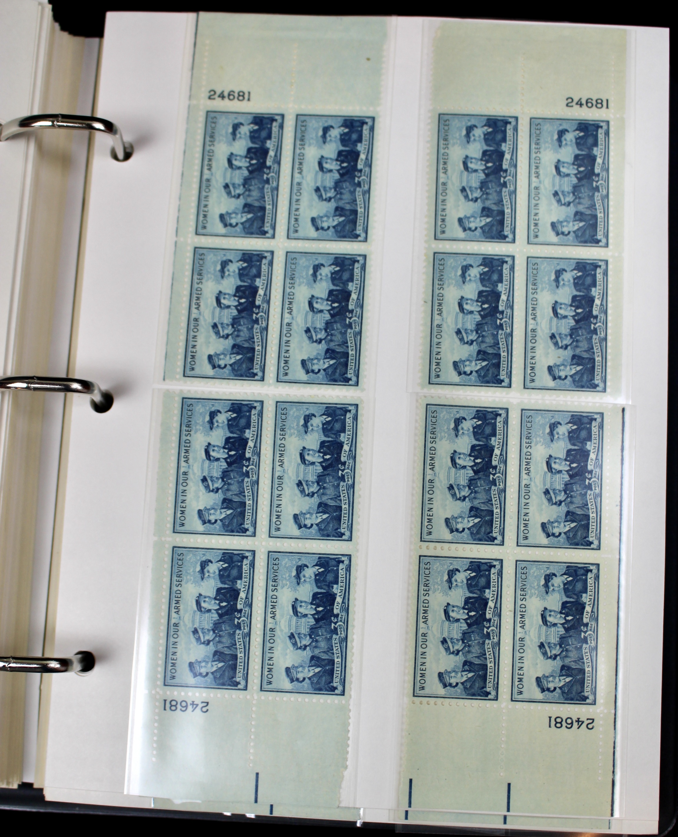 Matched Plate Block Collection Consisting of 720 Plate Blocks from 1950-1957