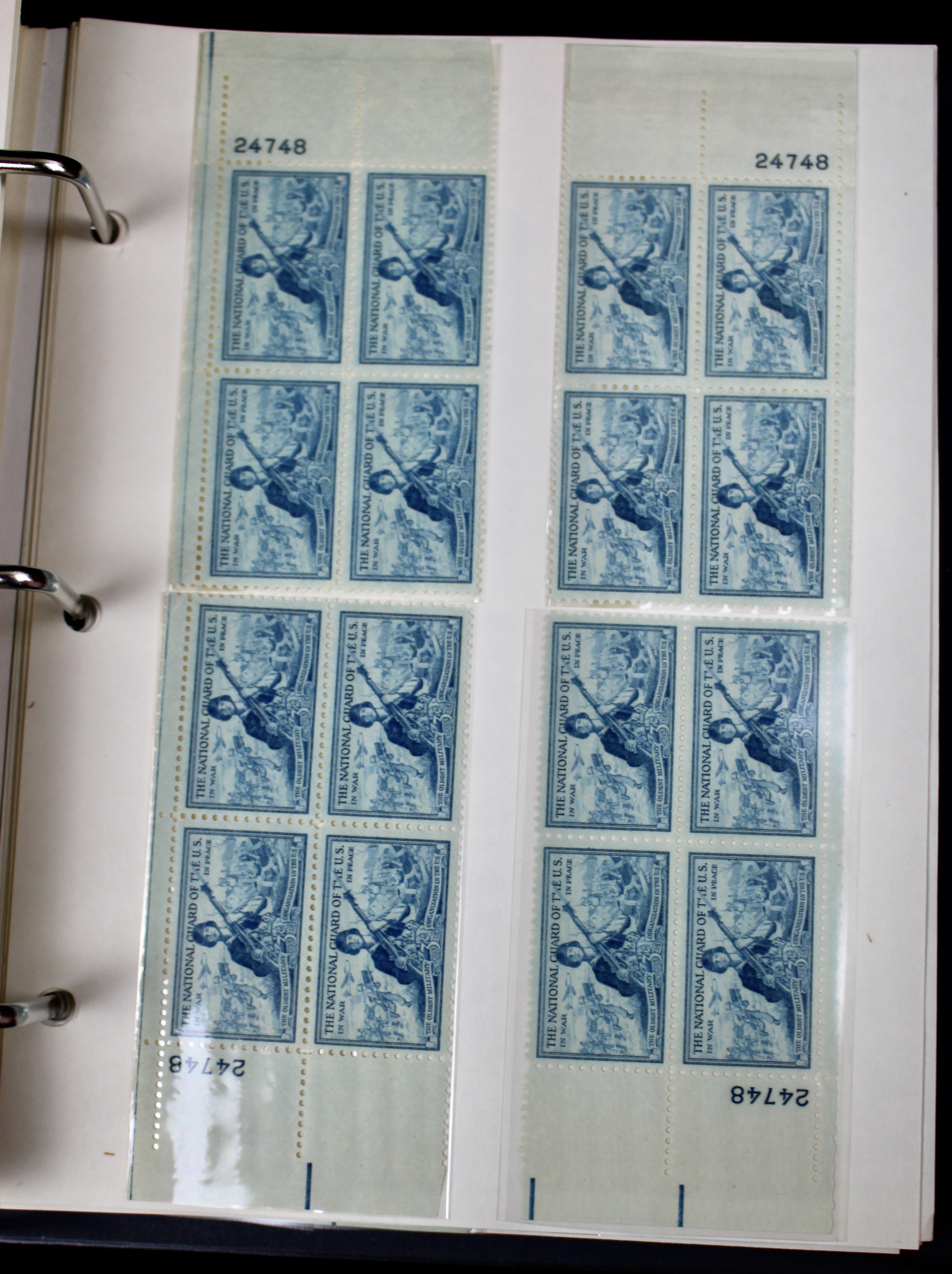 Matched Plate Block Collection Consisting of 720 Plate Blocks from 1950-1957
