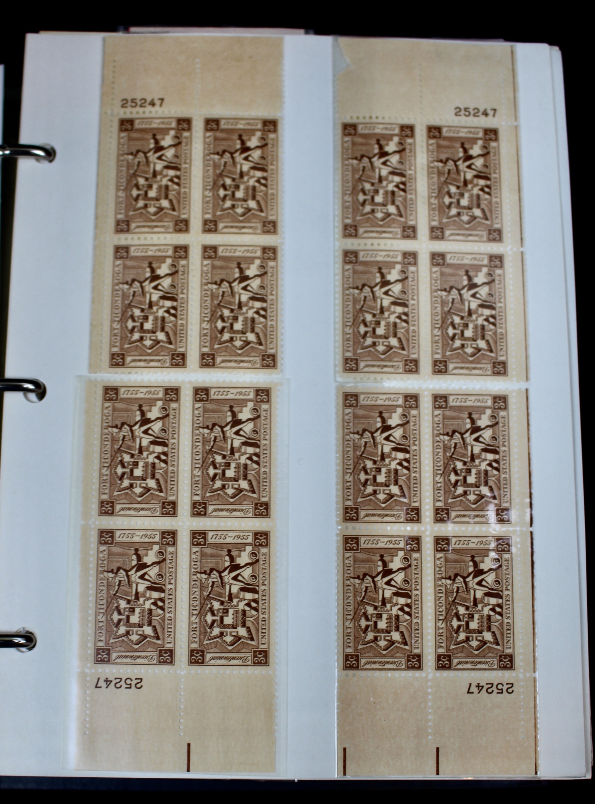 Matched Plate Block Collection Consisting of 720 Plate Blocks from 1950-1957